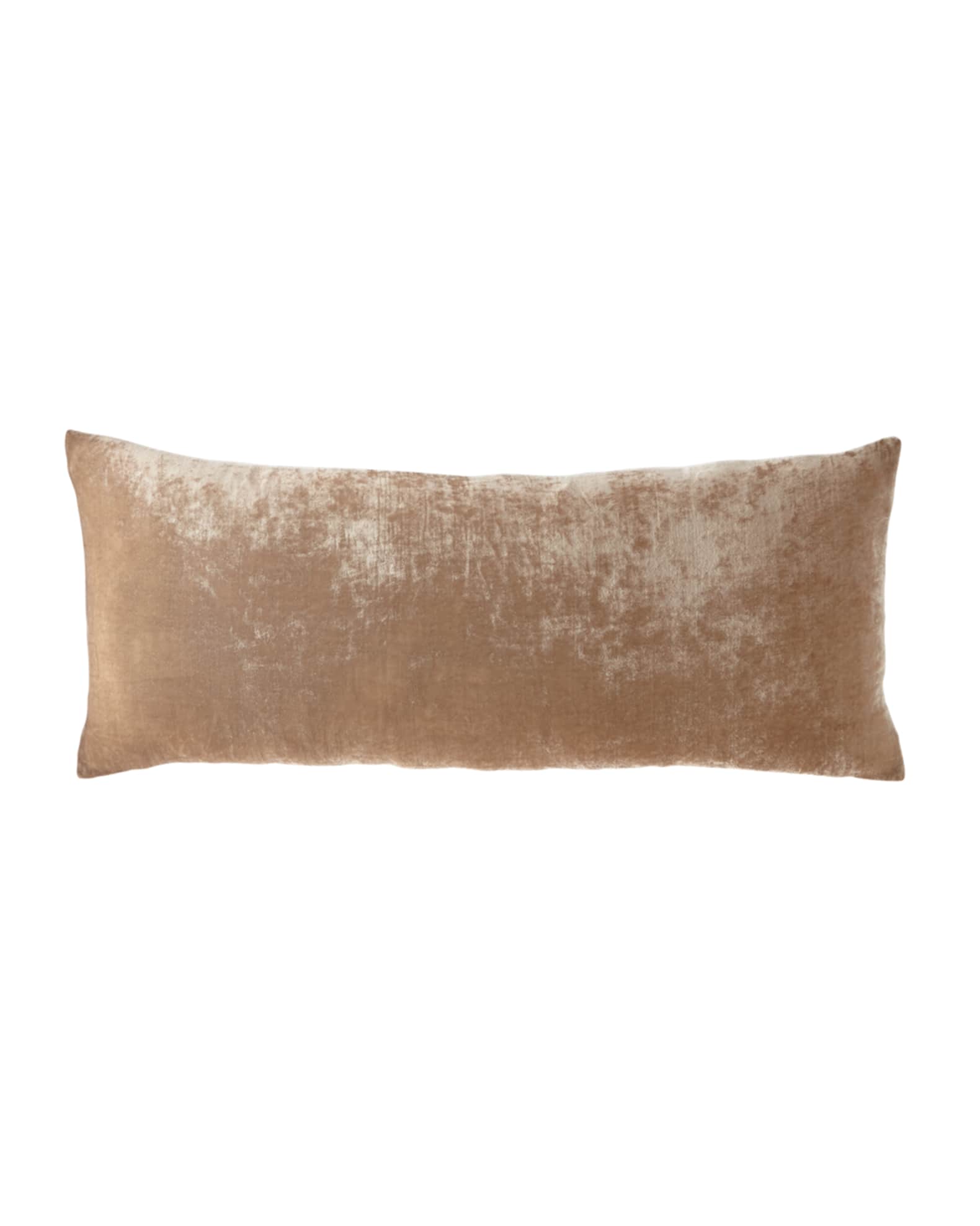 TL at Home Silk-Blend Velvet Decorative Pillow, 15" x 36"