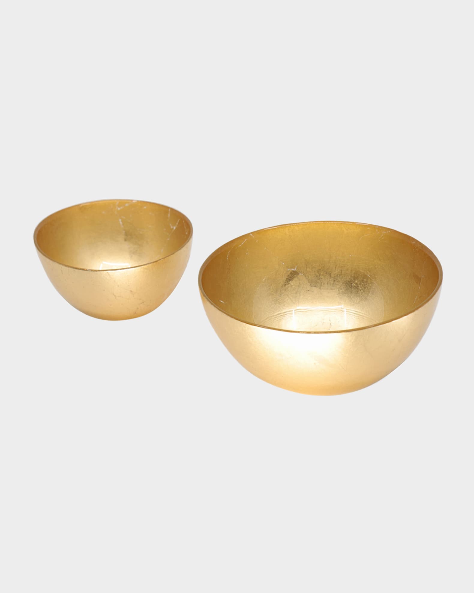 Beatriz Ball New Orleans Glass Round Bowls, Set of 2