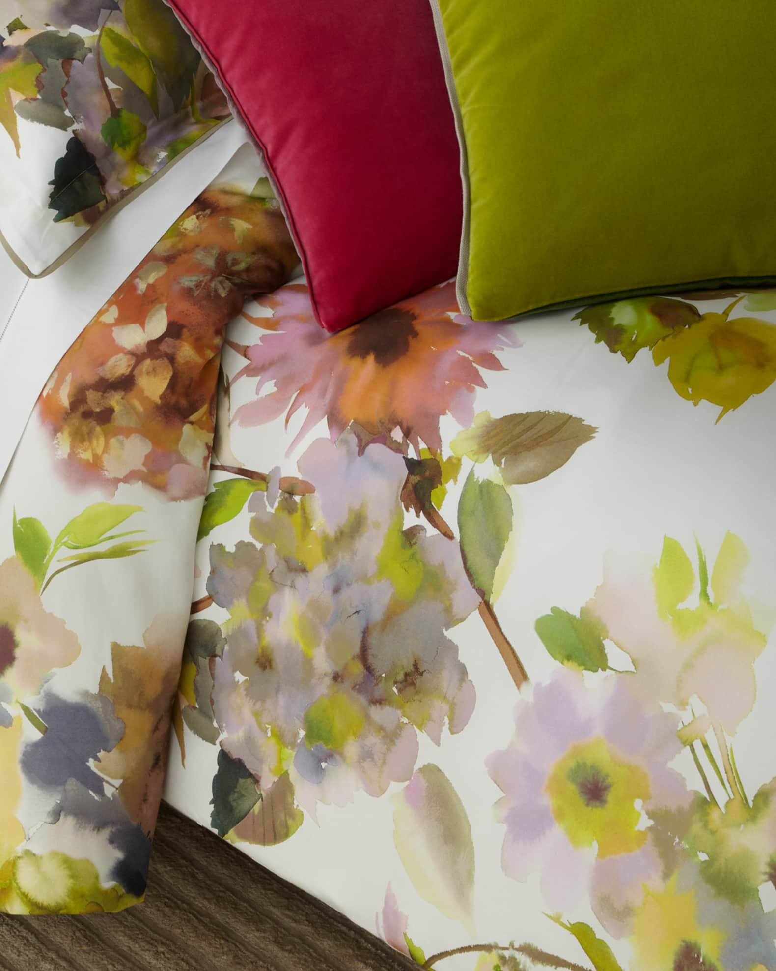 Designers Guild Palace Flower Birch King Duvet Cover Horchow