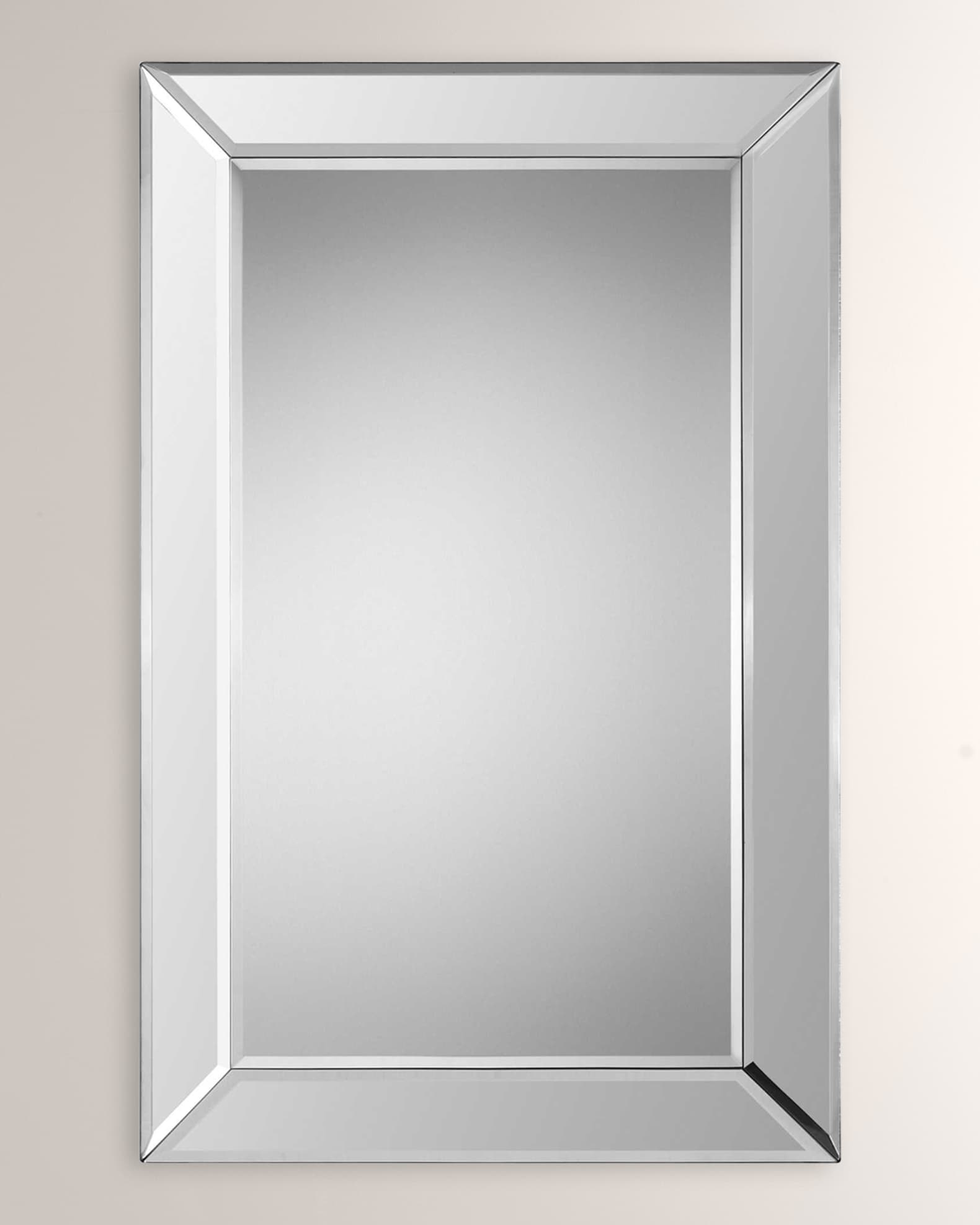 Framed beveled mirror sale