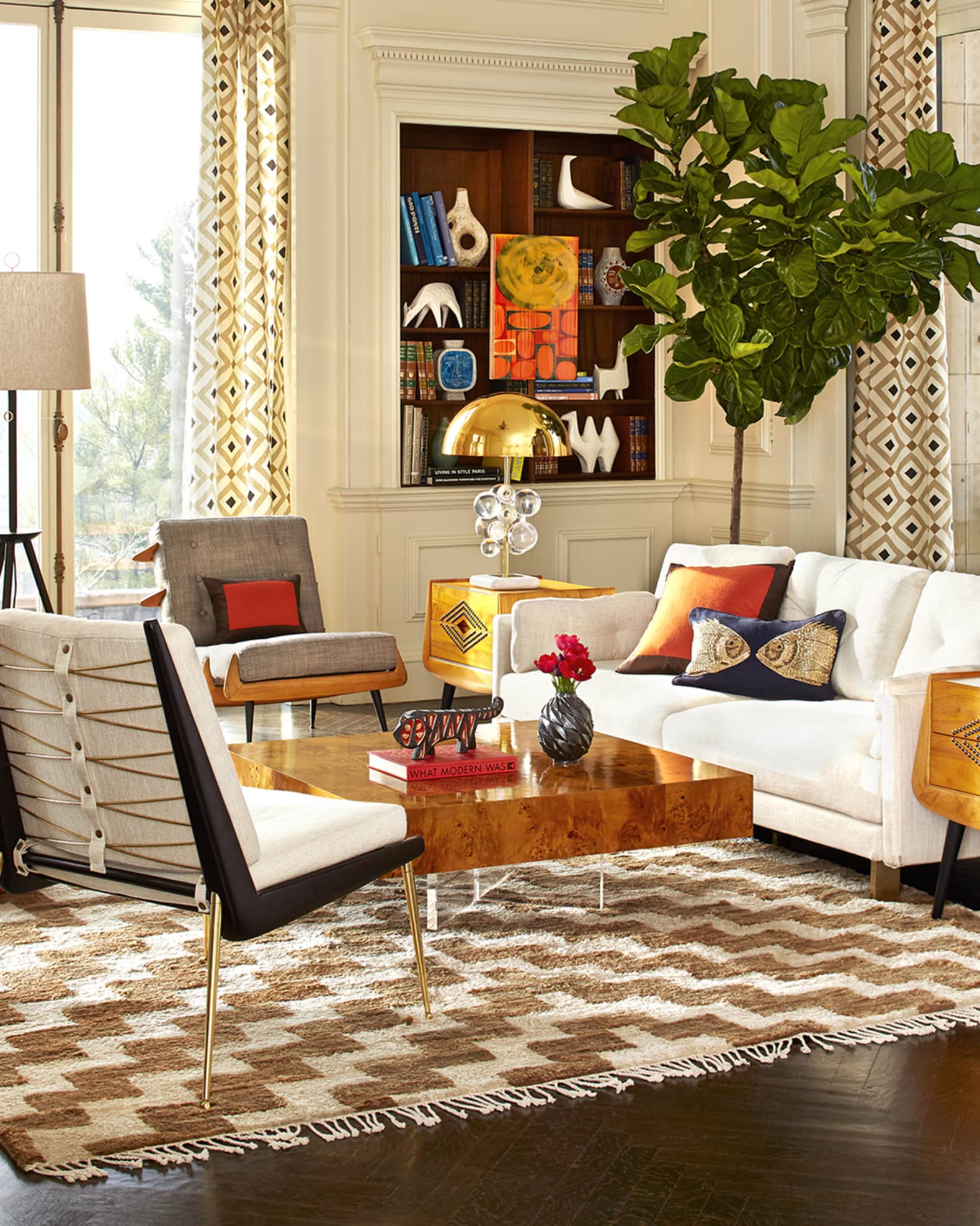 Low block coffee table top