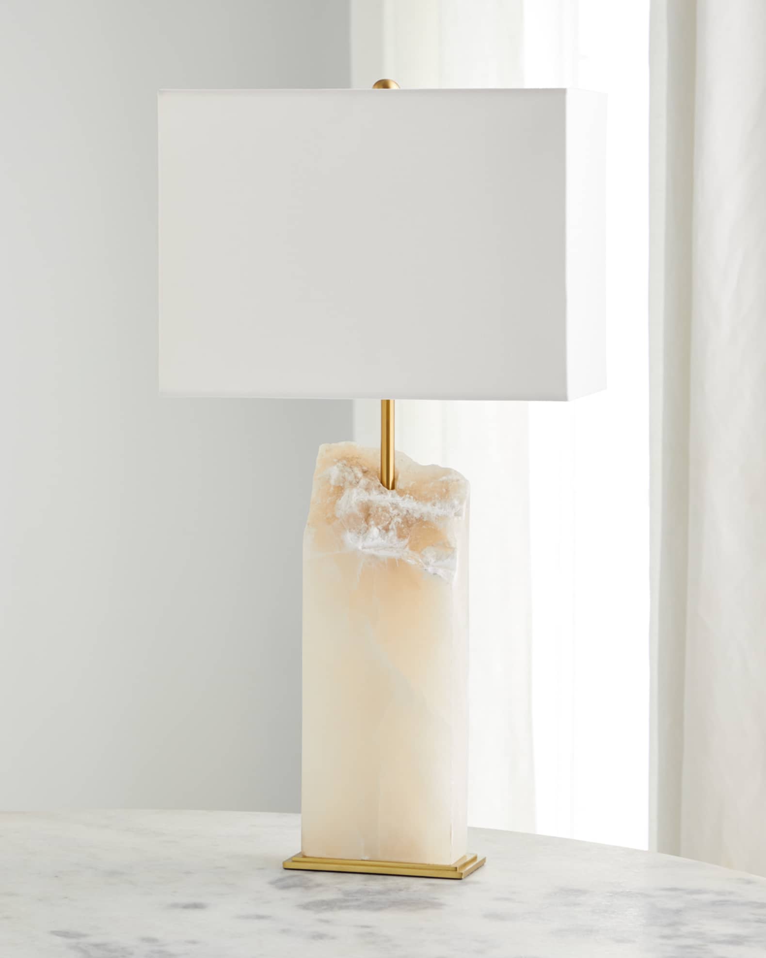 Regina Andrew Selina Alabaster Table Lamp Horchow