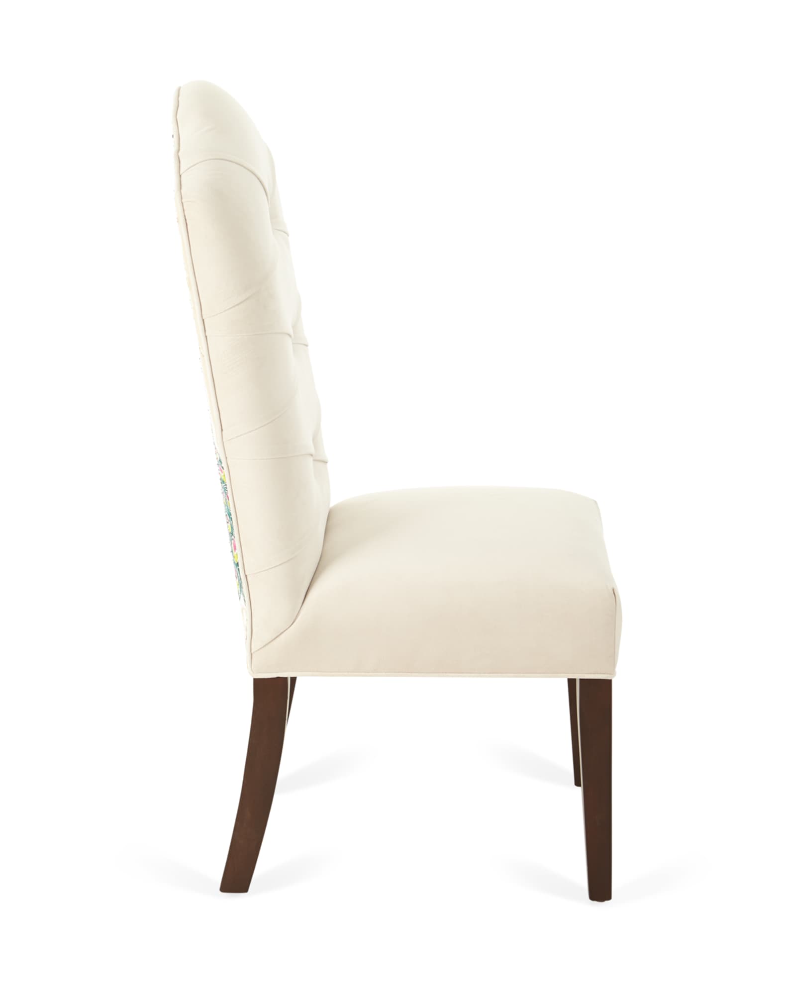 Haute House Peacock Dining Chair with Brass Legs | Horchow