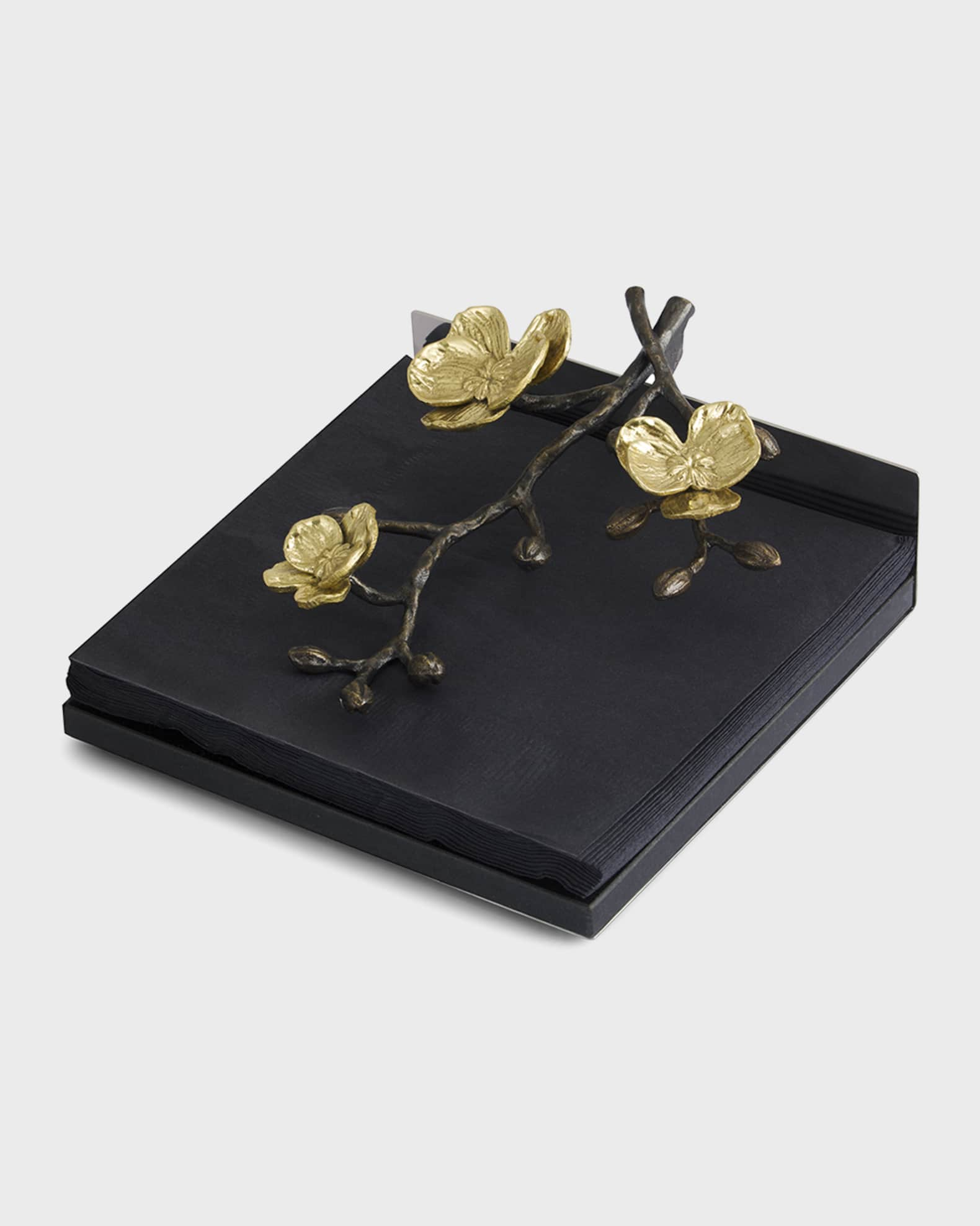 Michael Aram Gold Orchid Dinner Napkin Holder