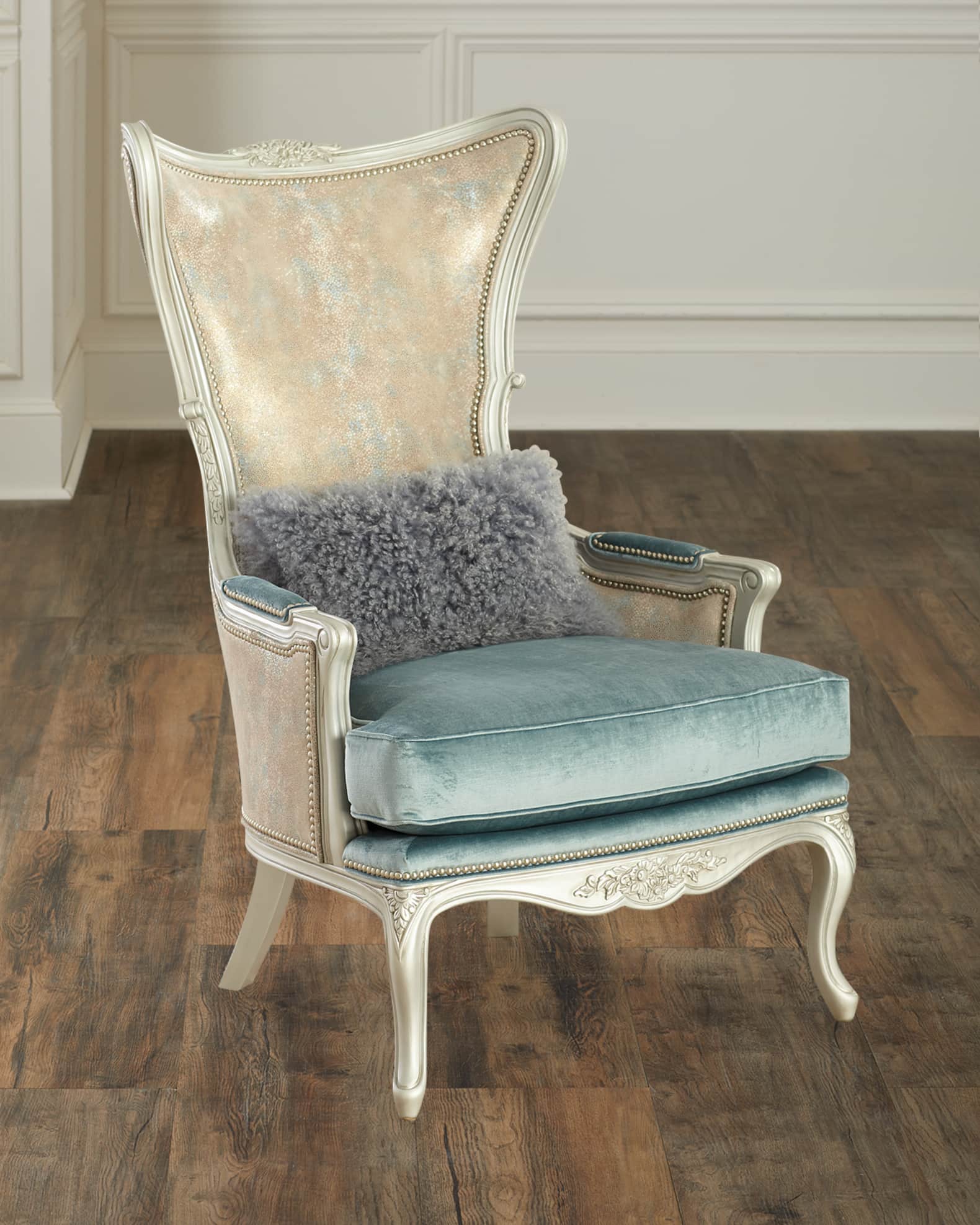 Massoud wingback chair store
