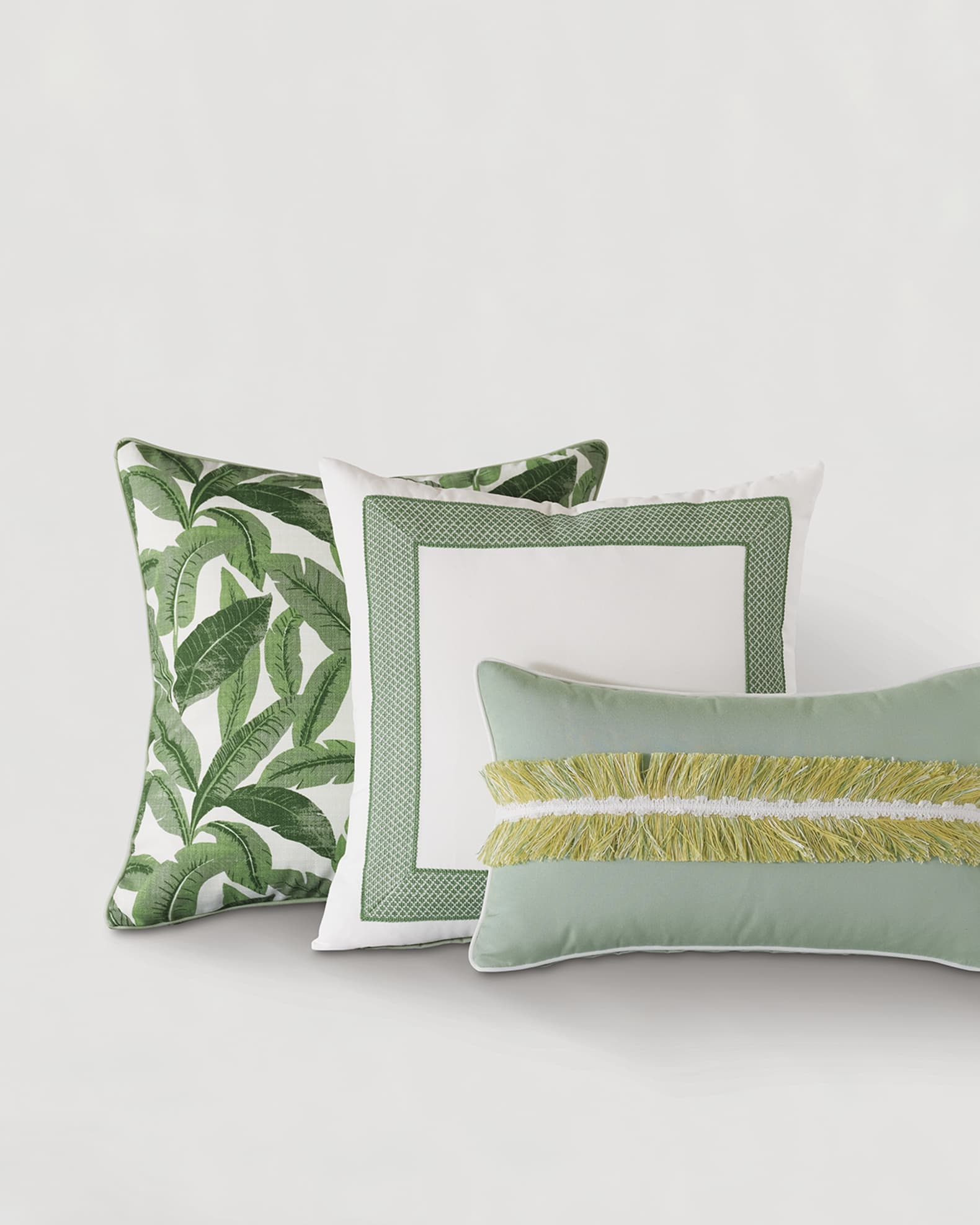 Eastern Accents Mint Tape Pillow Horchow