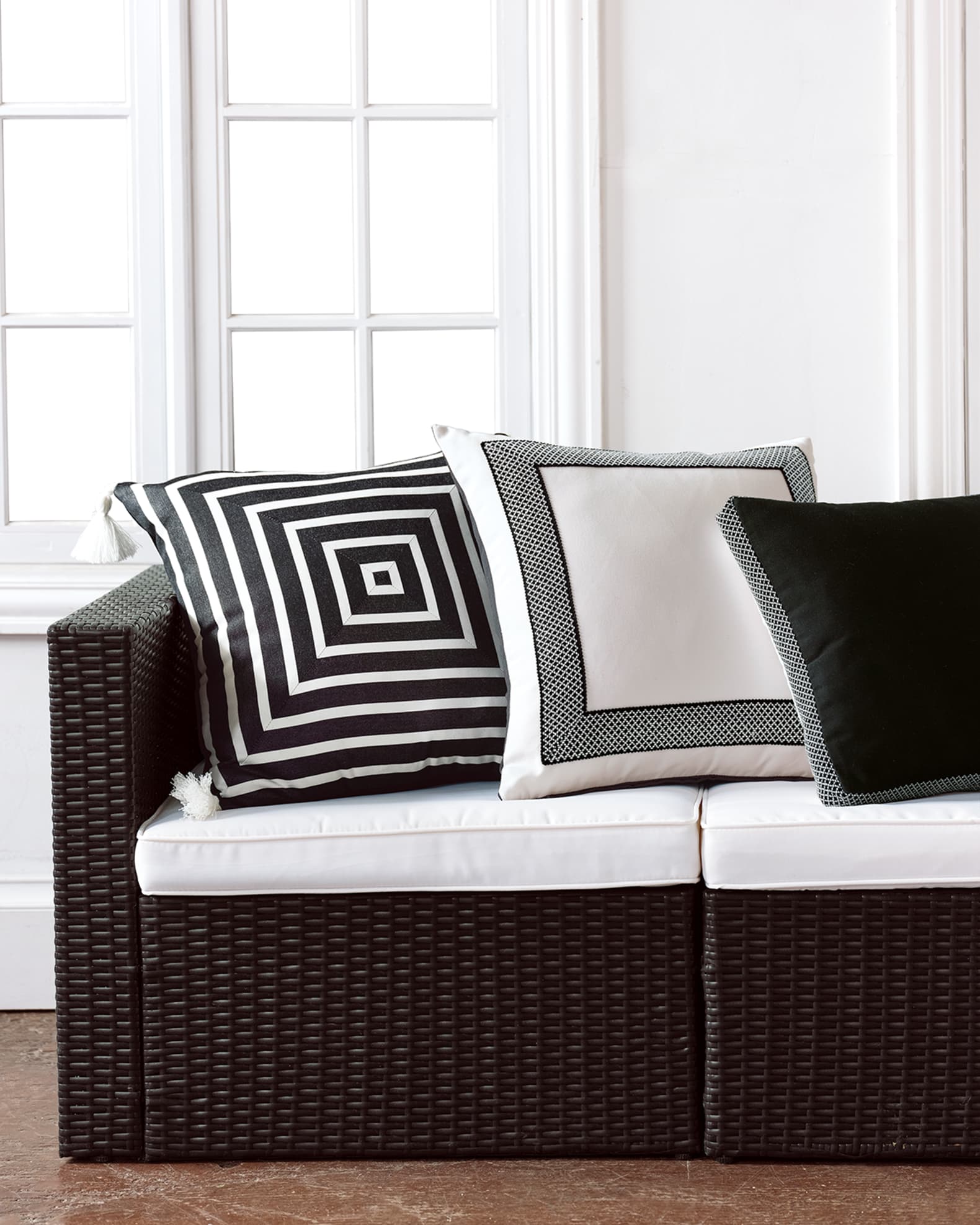Eastern Accents Colonial Tape Boxed Pillow