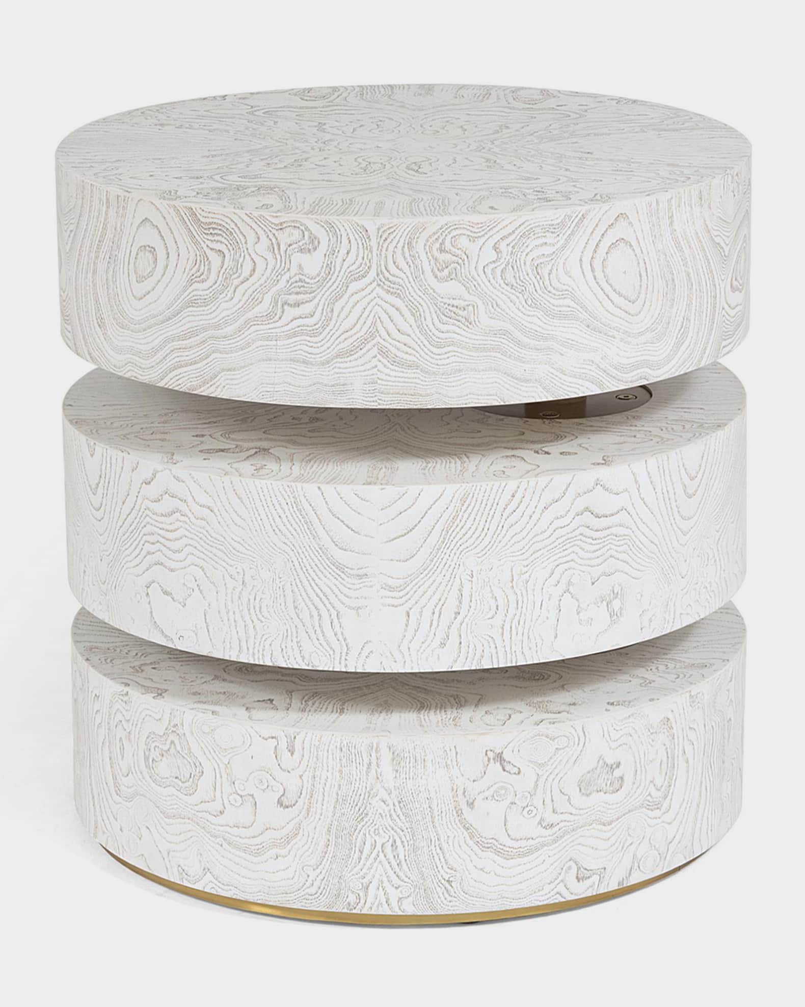 William D. Scott for Global Views Pivot Side Table