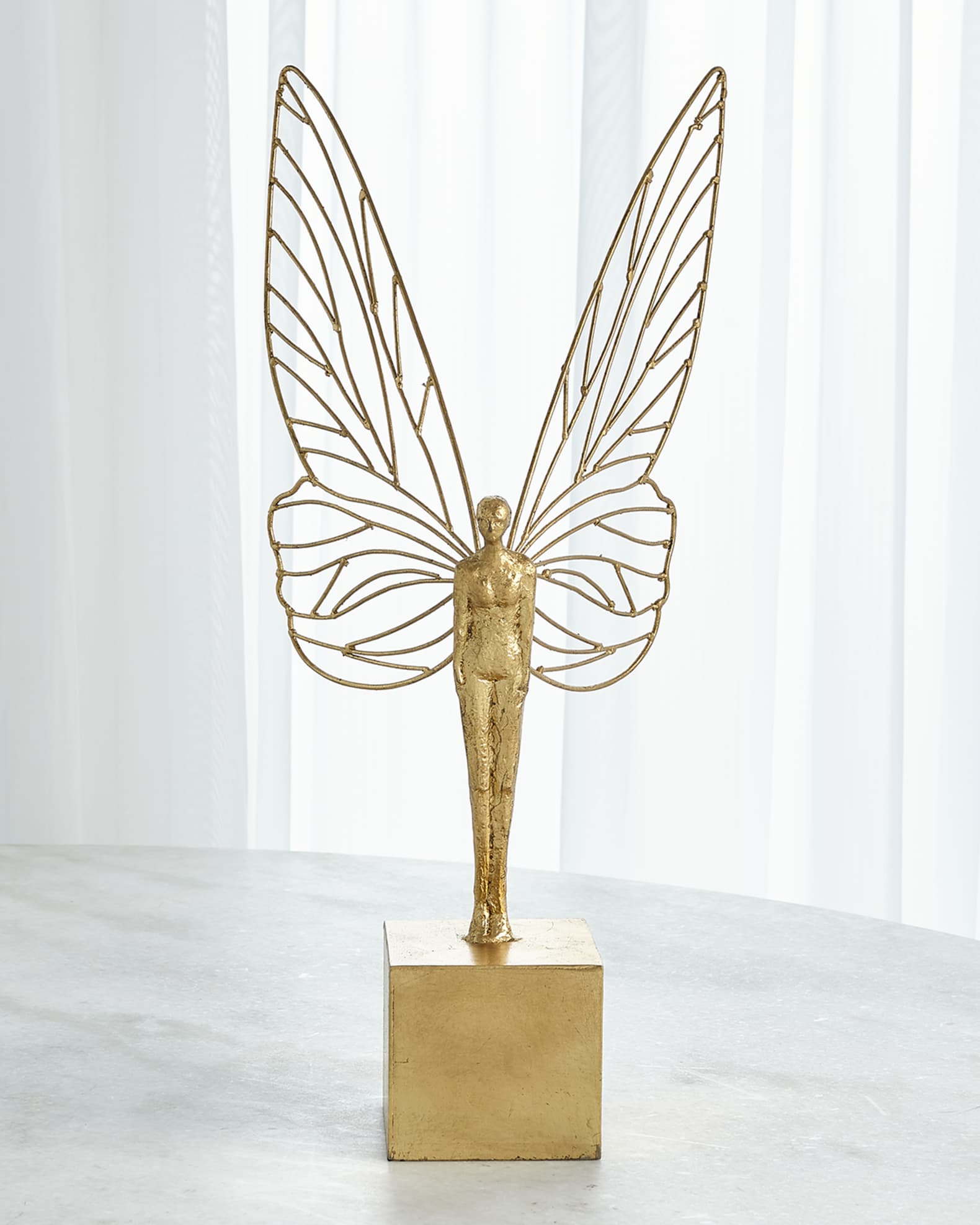 William D Scott for Global Views Winged Woman Sculpture