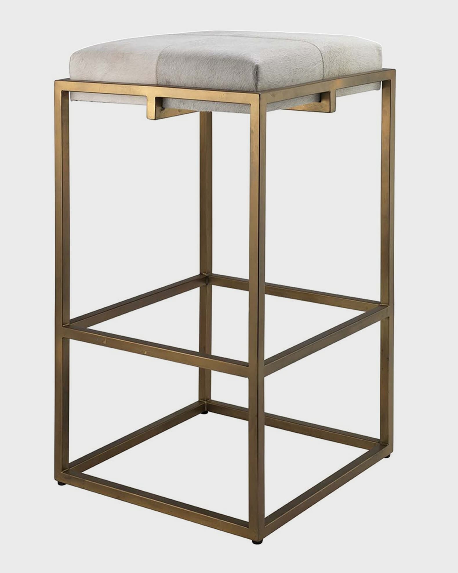 Hair on hide bar hot sale stools