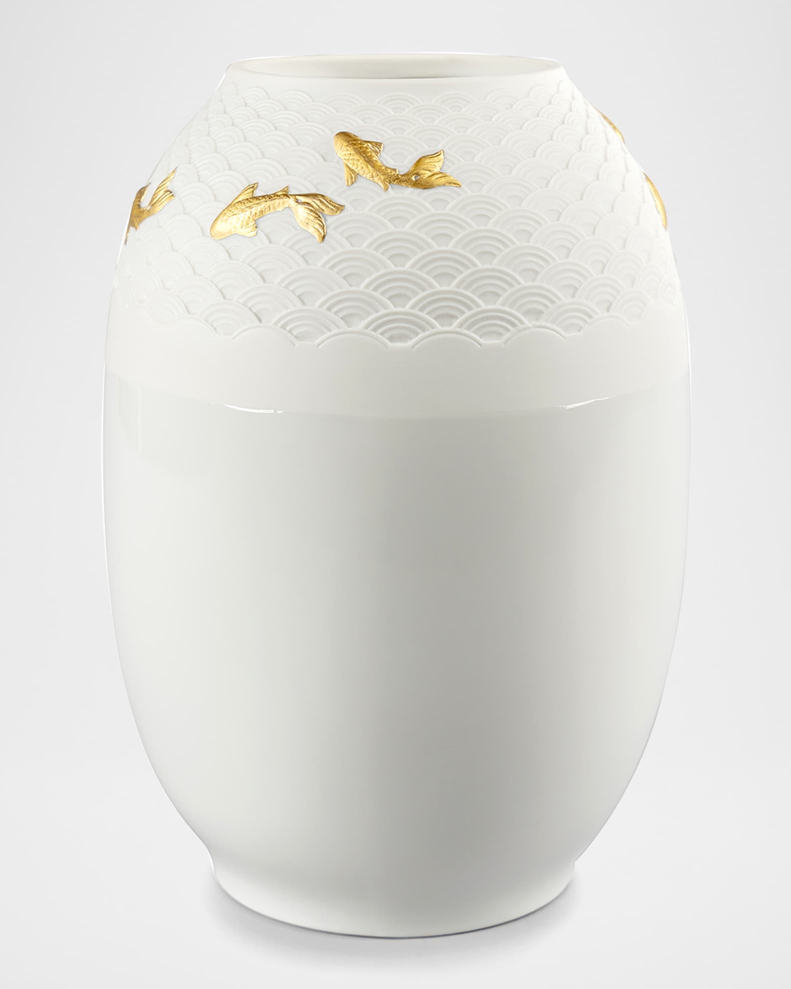 Lladro Koi Vase Horchow