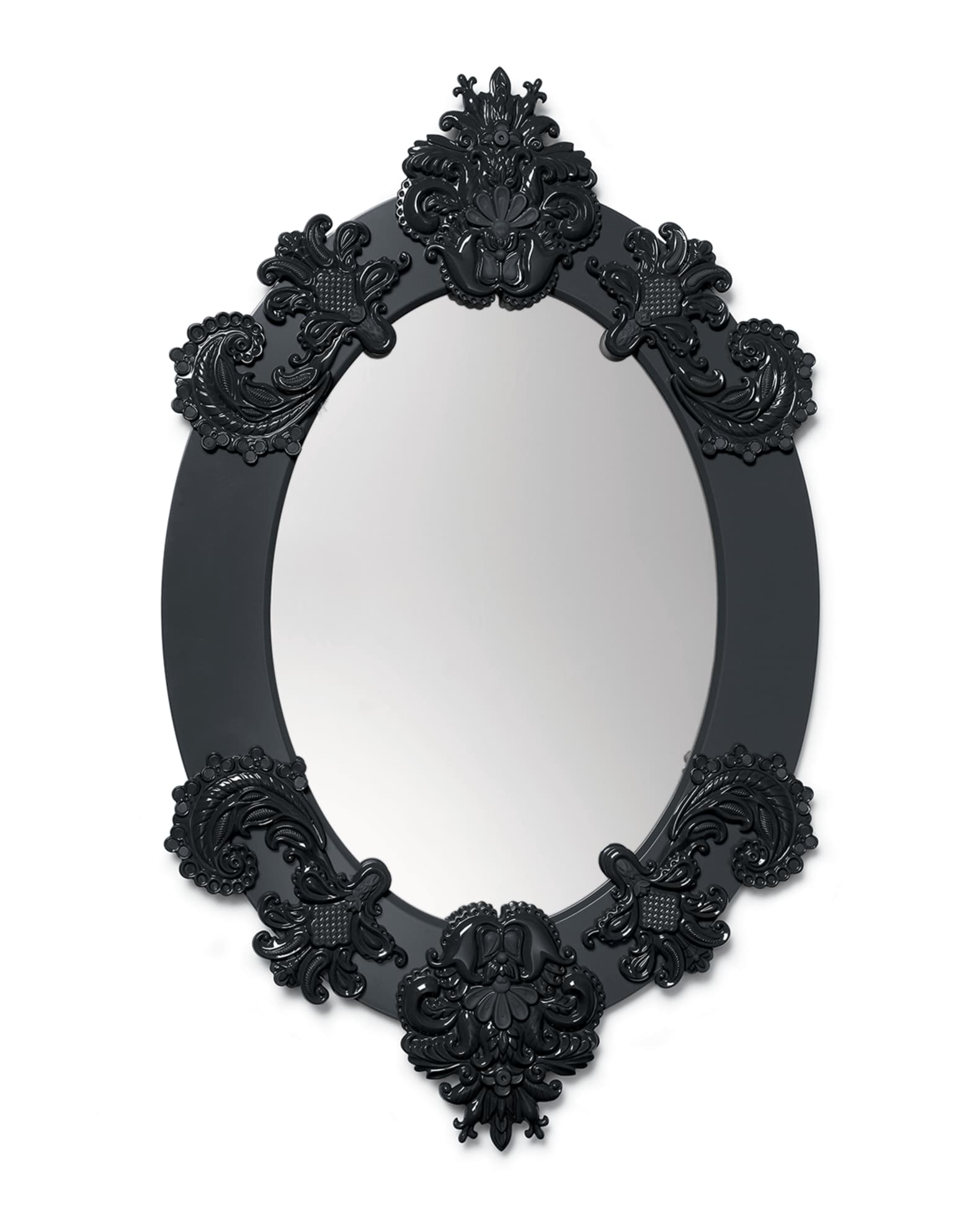 Lladro Framed Oval Mirror