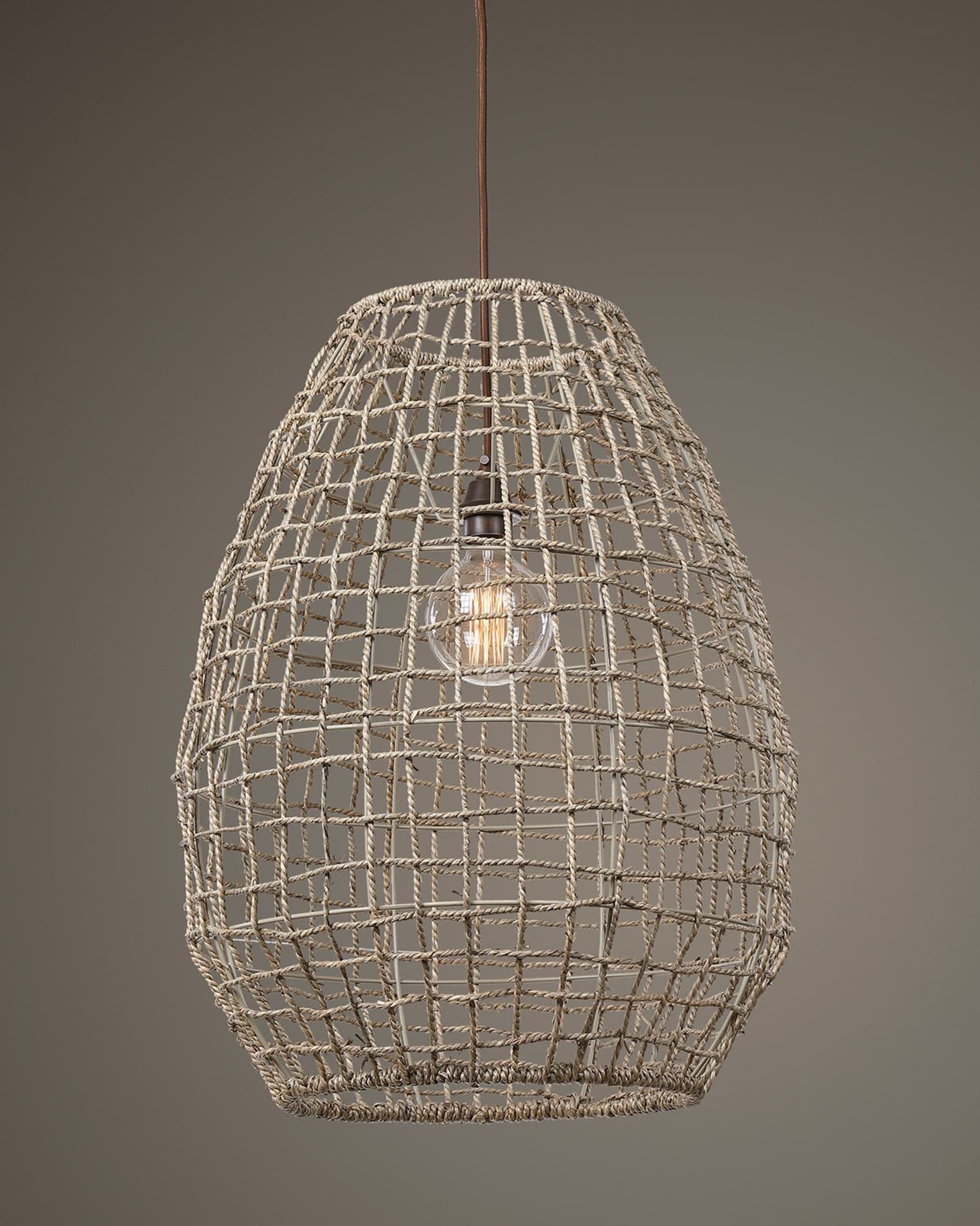 Cross Weave 1-Light Pendant