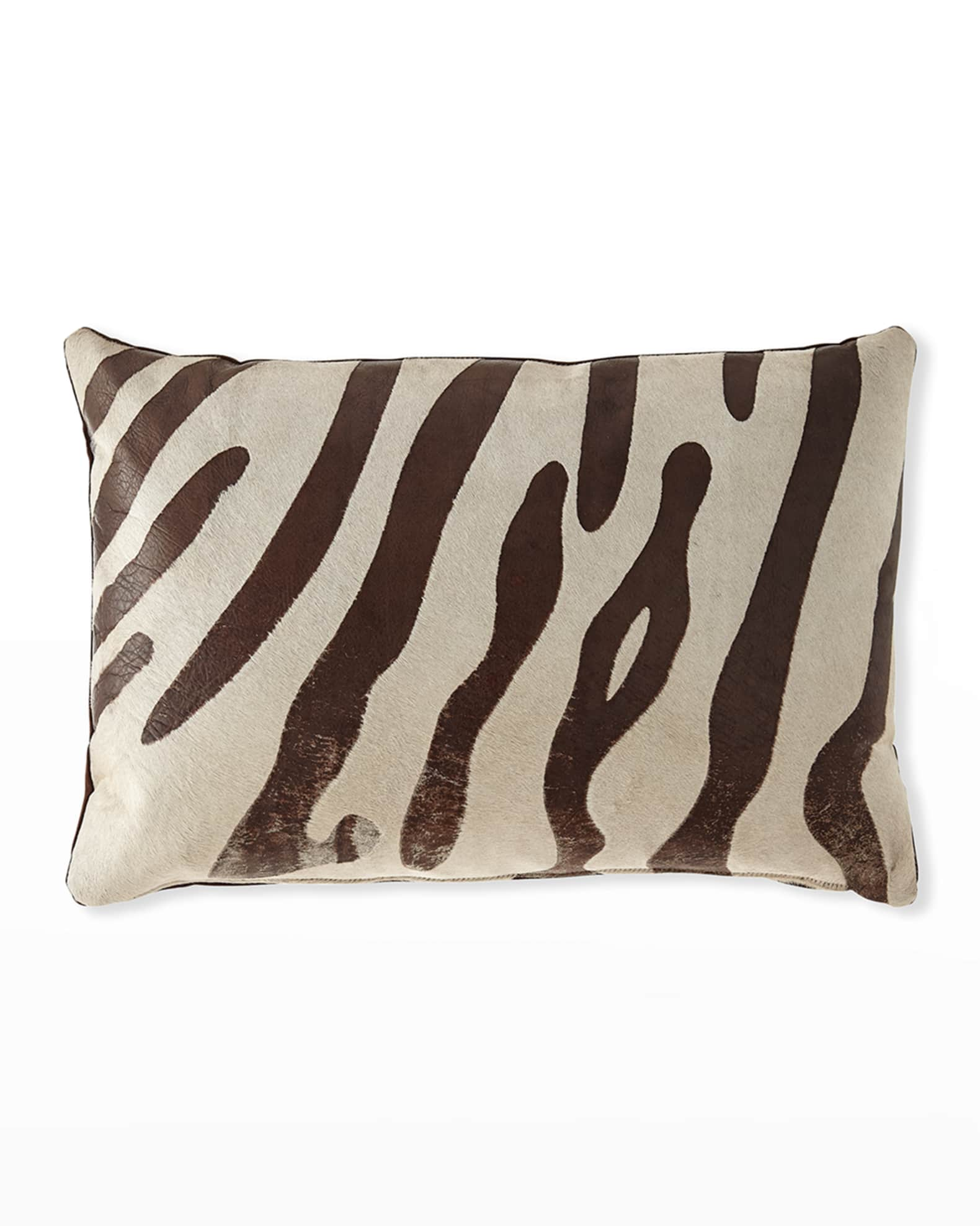 Zebra Skin Pillow 18 x 18 inches – Wildlife Etc