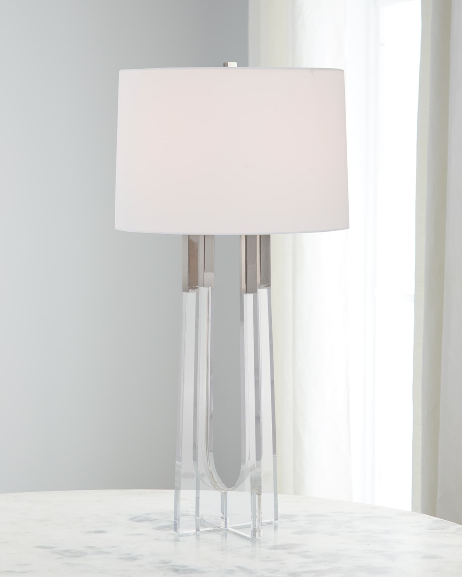 Acrylic top collectors lamp