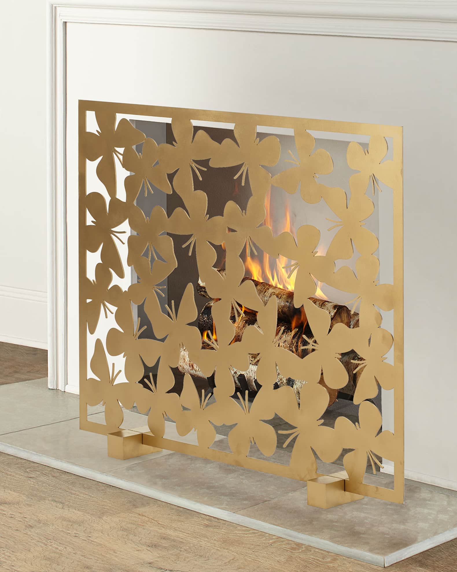 Tommy Mitchell Butterfly Fireplace Screen