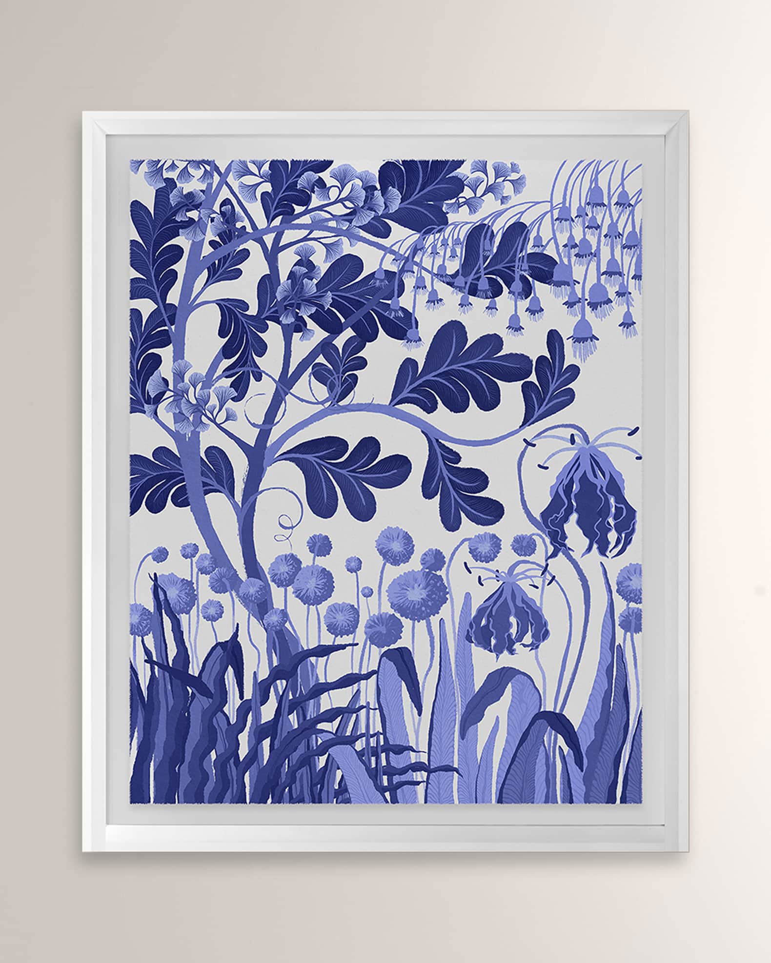 Grand Image Home Peculiar Blooms 7 Digital Art Print by Victoria Neiman