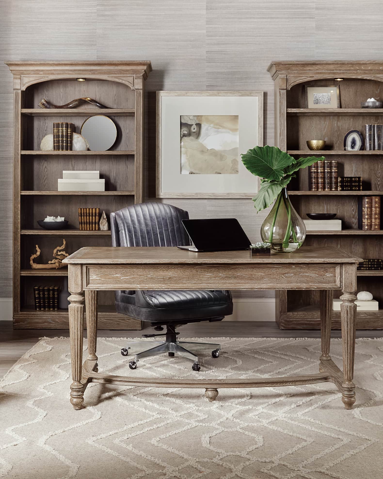 Hooker desk shop and hutch