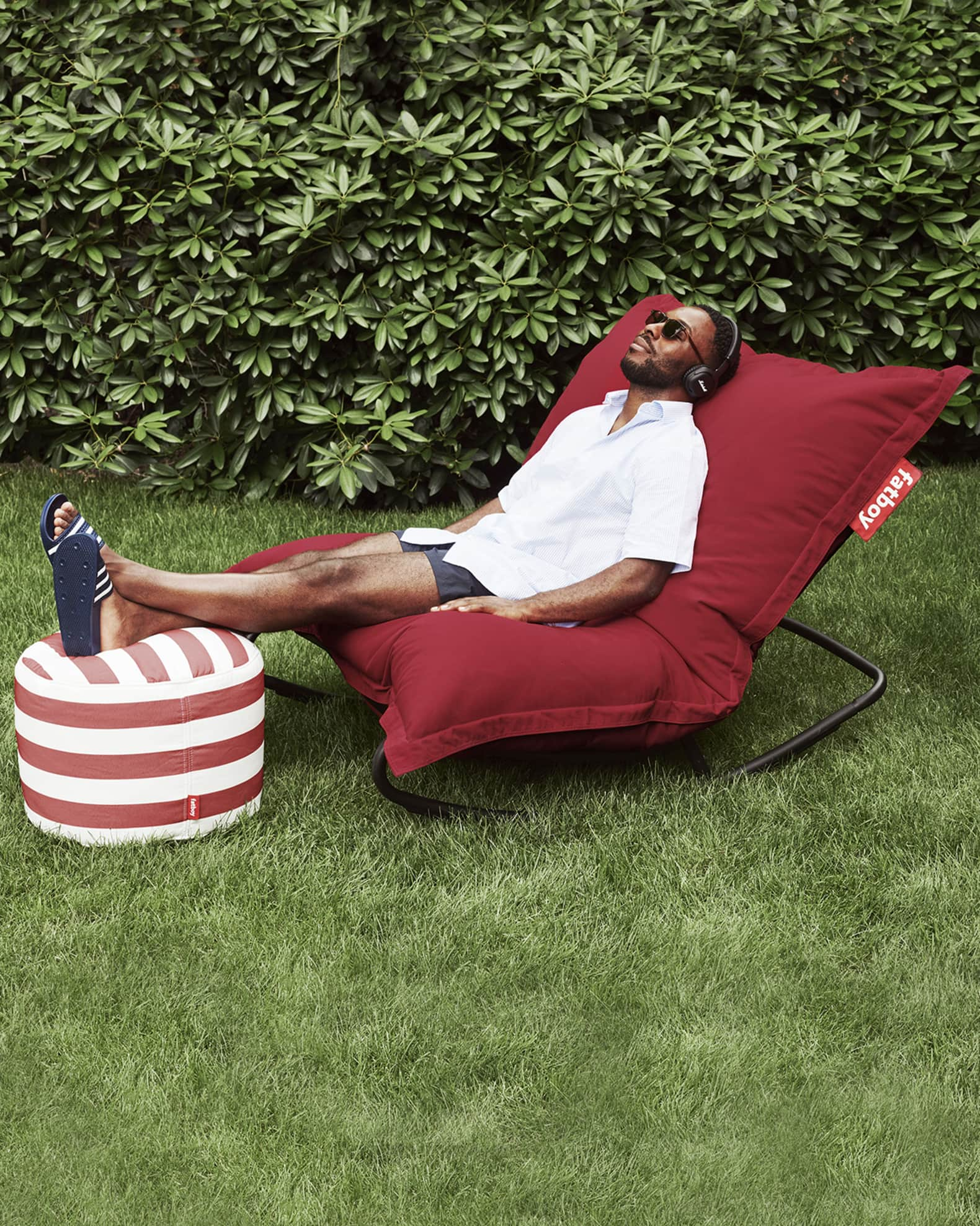 Fatboy Original Outdoor Bean Bag Chair + Rock 'n Roll Rocker Bundle