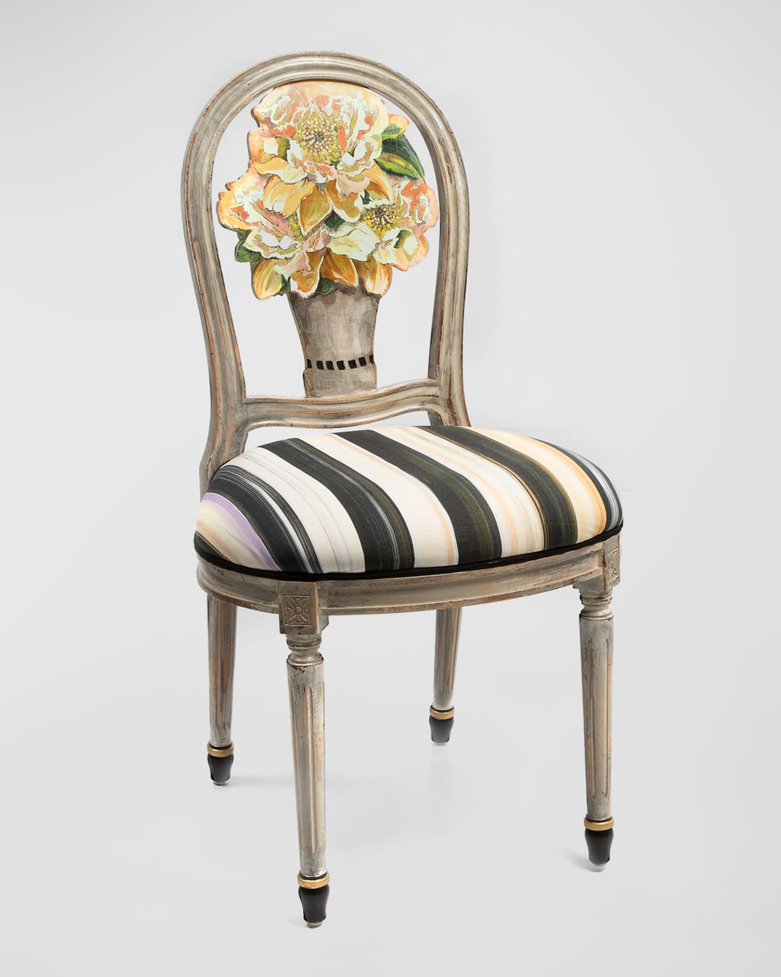 MacKenzie Childs Blooming Dining Chair Horchow