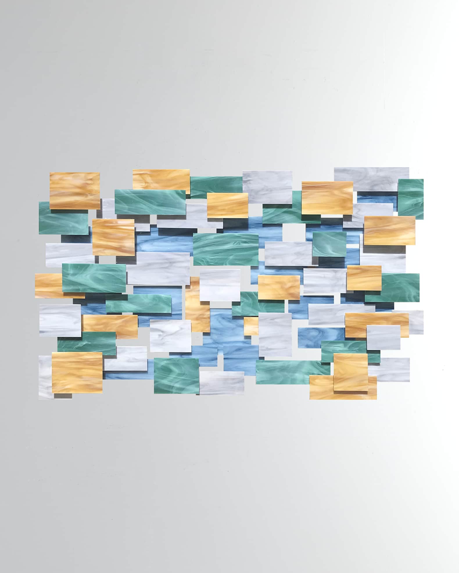 Karo Studios Glass and Metal Wall Sculpture