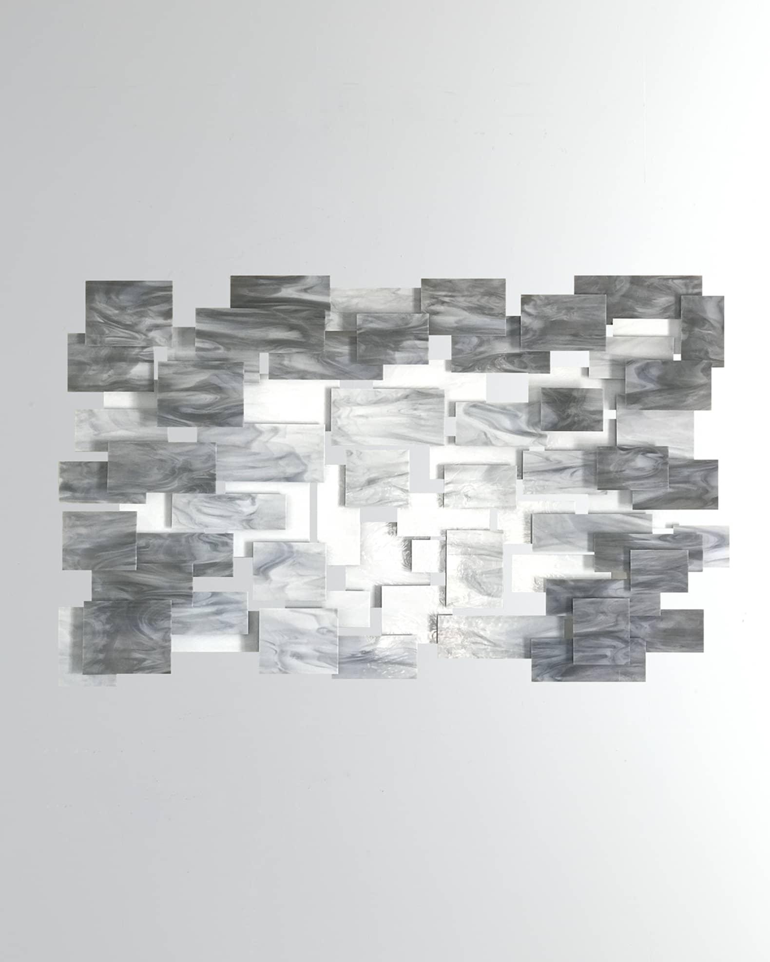 Karo Studios Glass and Metal Wall Sculpture