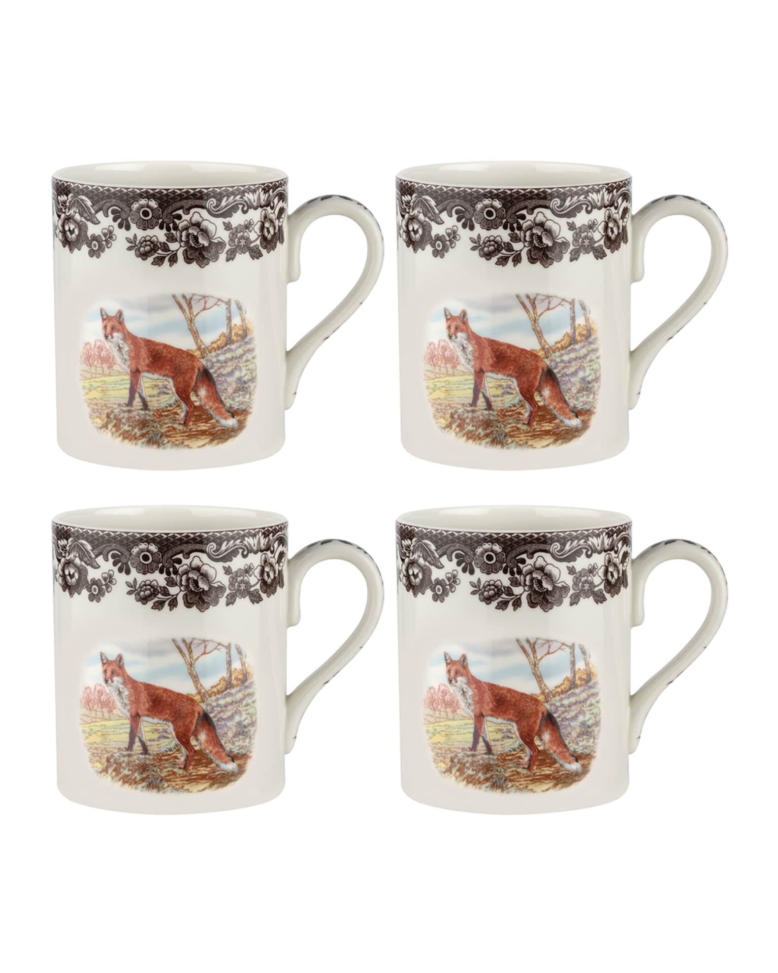 SPODE Woodland Mug Set of 4