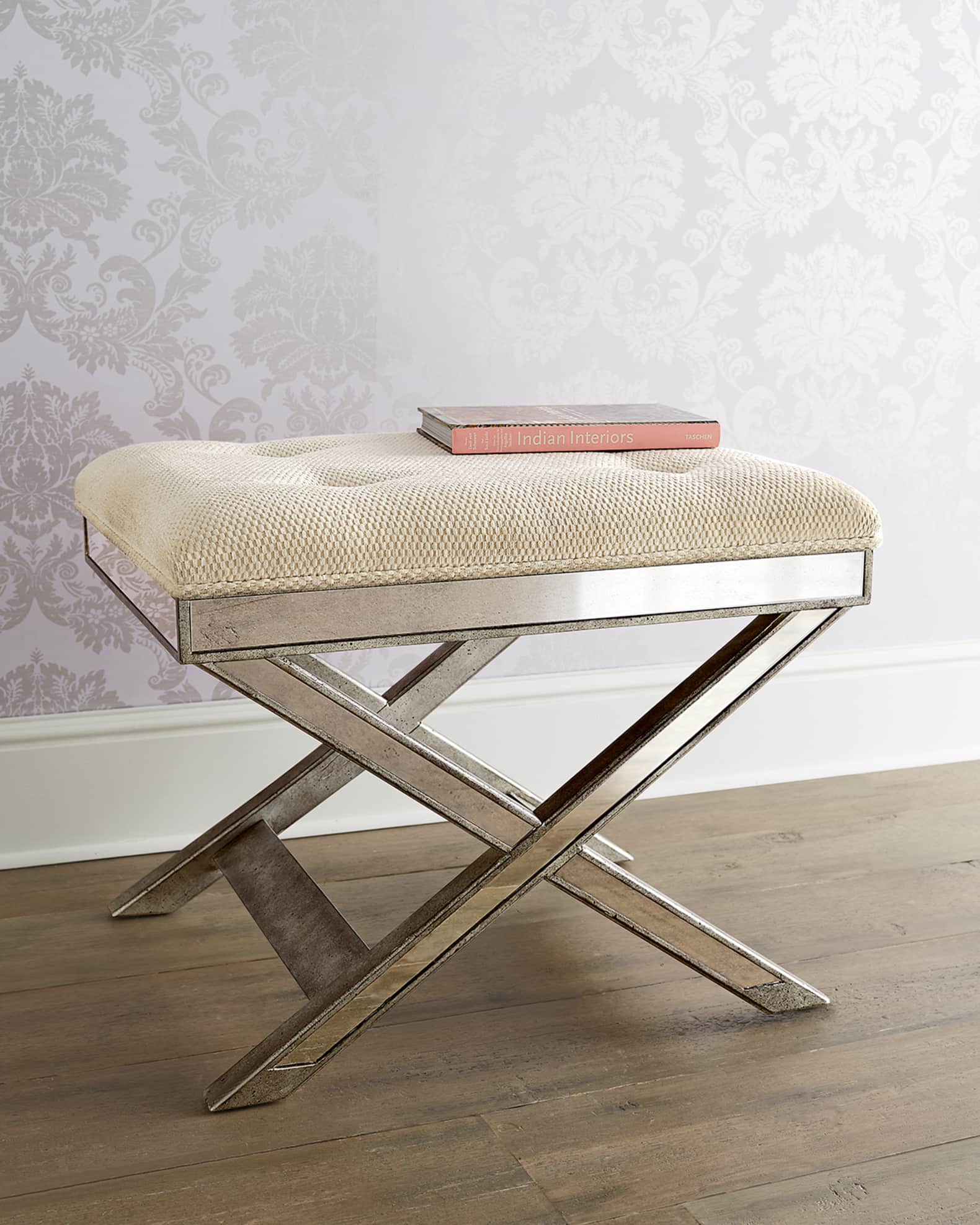 Butler Specialty Co Lila Mirrored X Stool