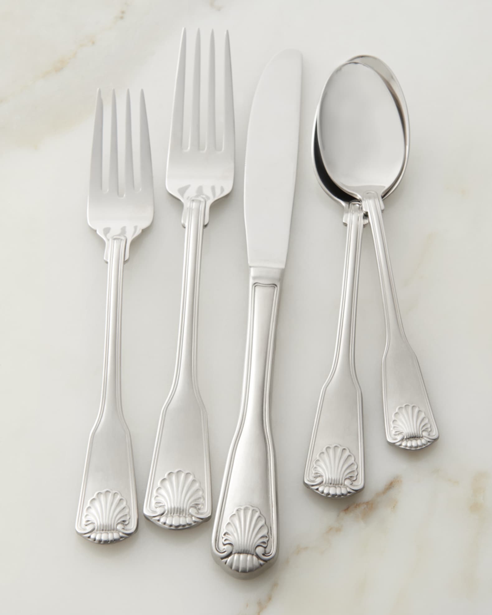 Towle Silversmiths 45 Piece London Shell Flatware Service Horchow