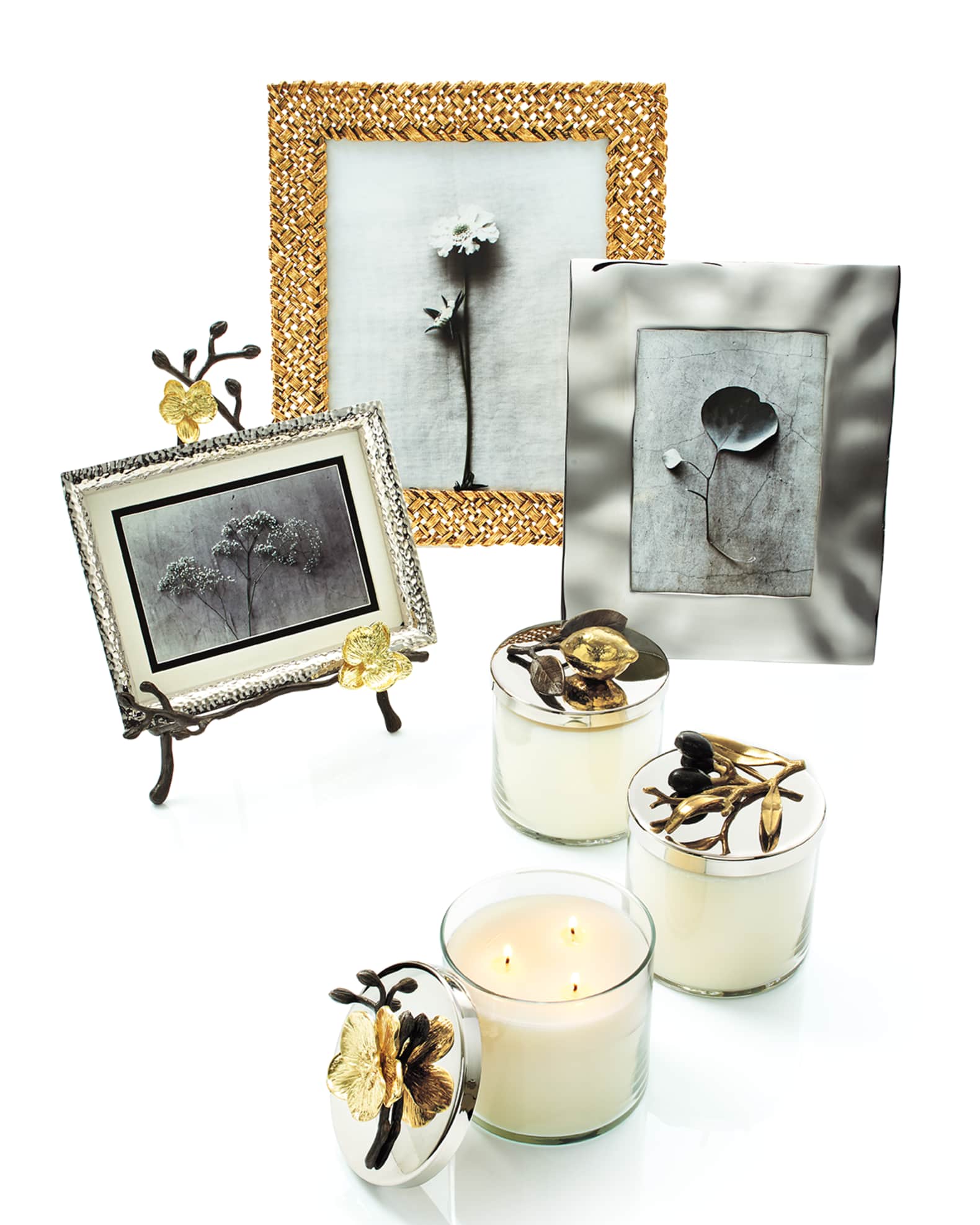 Michael Aram Gold Orchid Easel Picture Frame | Horchow