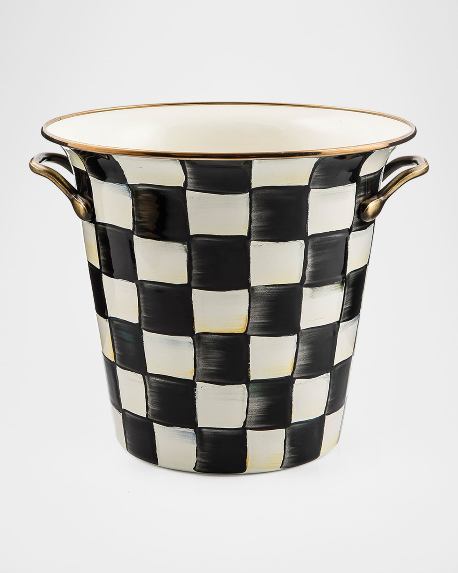 MacKenzie-Childs Courtly Check Enamel Wine Cooler
