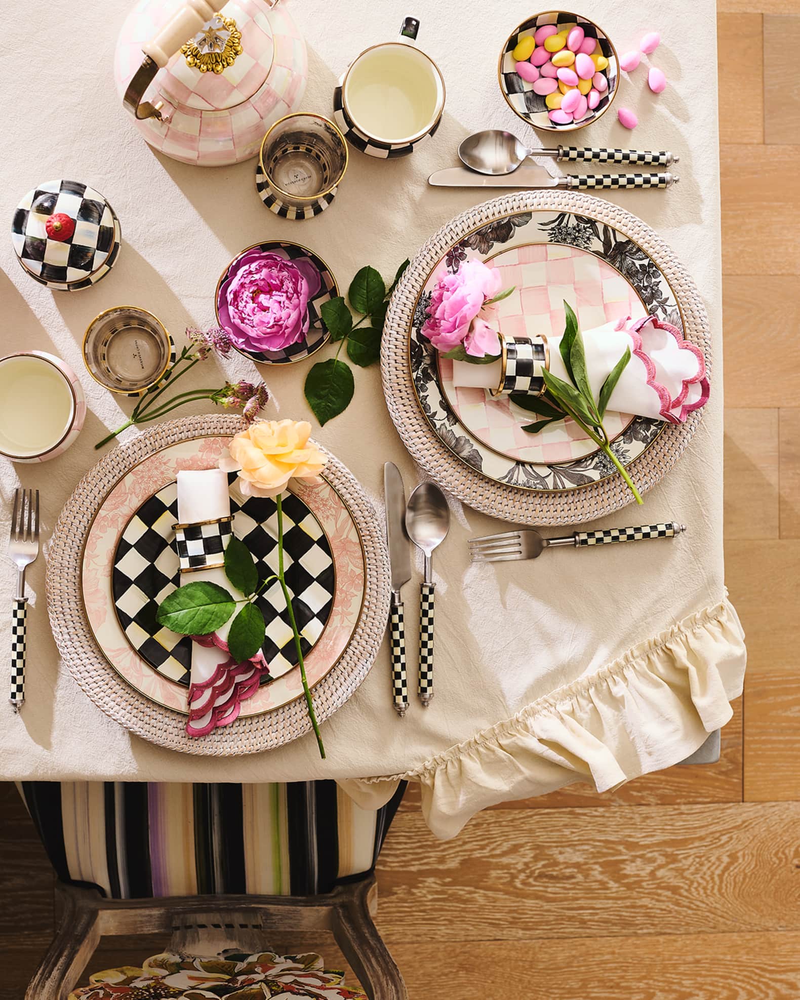 MacKenzie-Childs Courtly Check Dinner Plate | Horchow