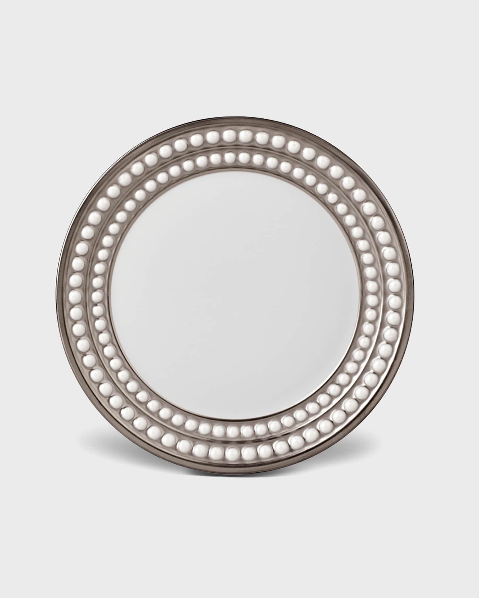L'Objet Perlee Platinum Bread and Butter Plate