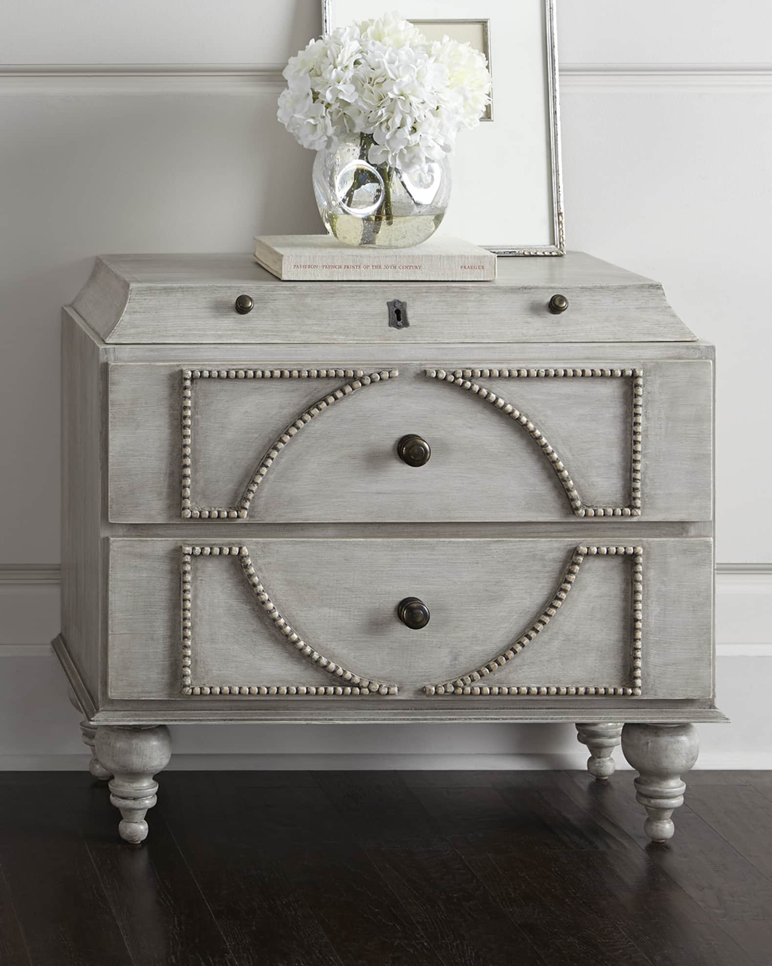 Horchow 2025 mirrored nightstands