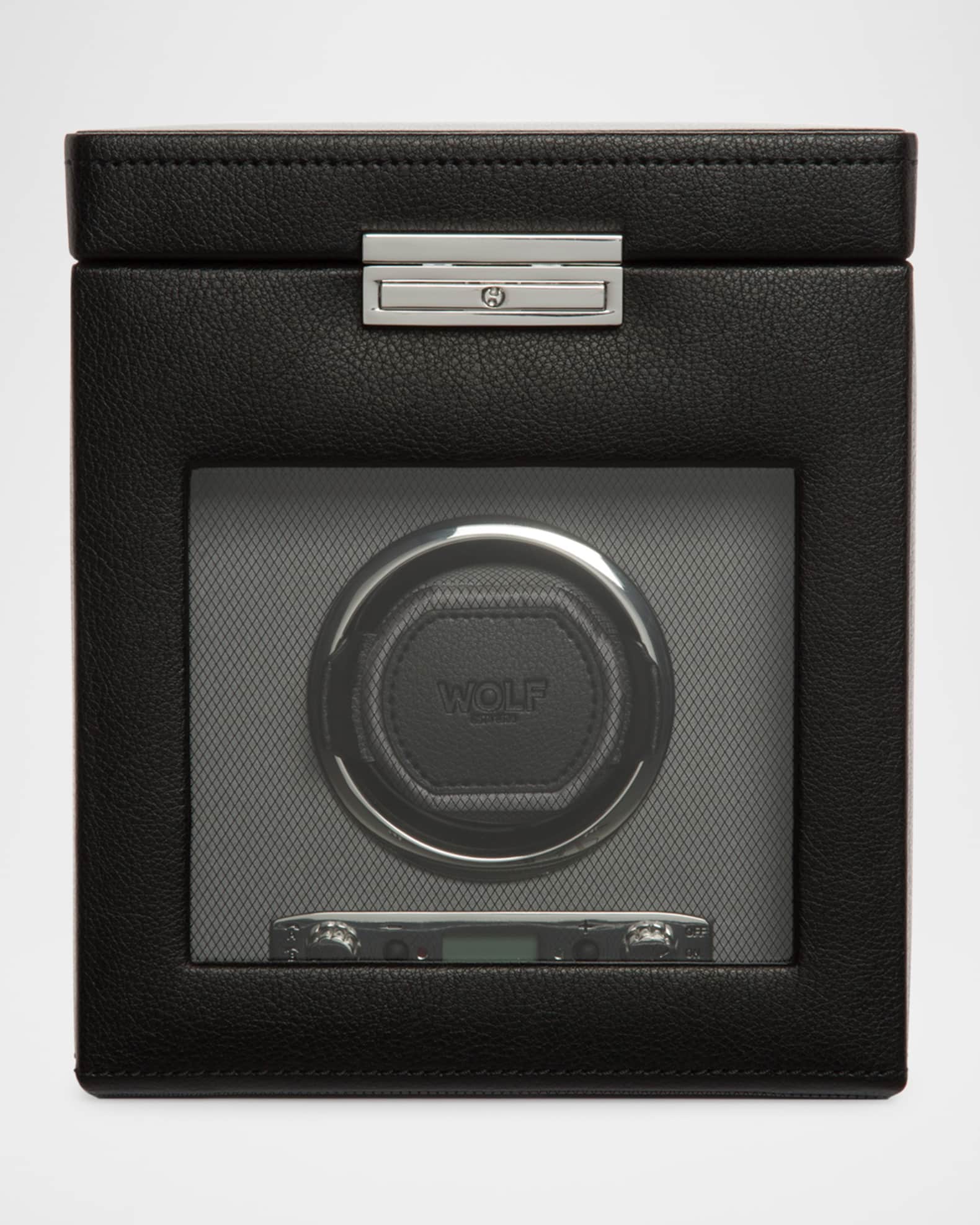 WOLF Viceroy Single Watch Winder with Storage
