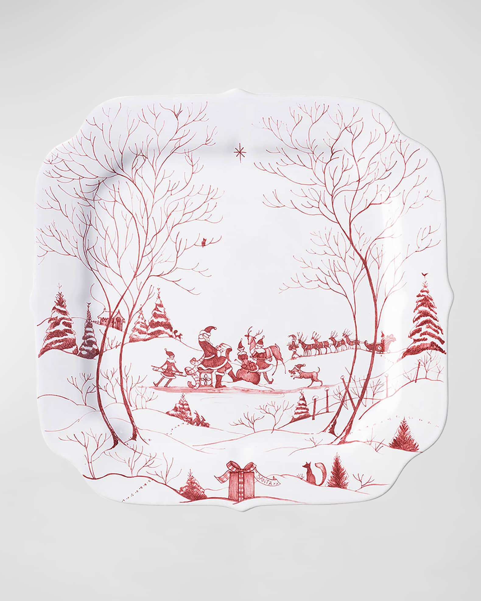 Juliska Country Estate Winter Frolic 12" Cookie Tray Horchow