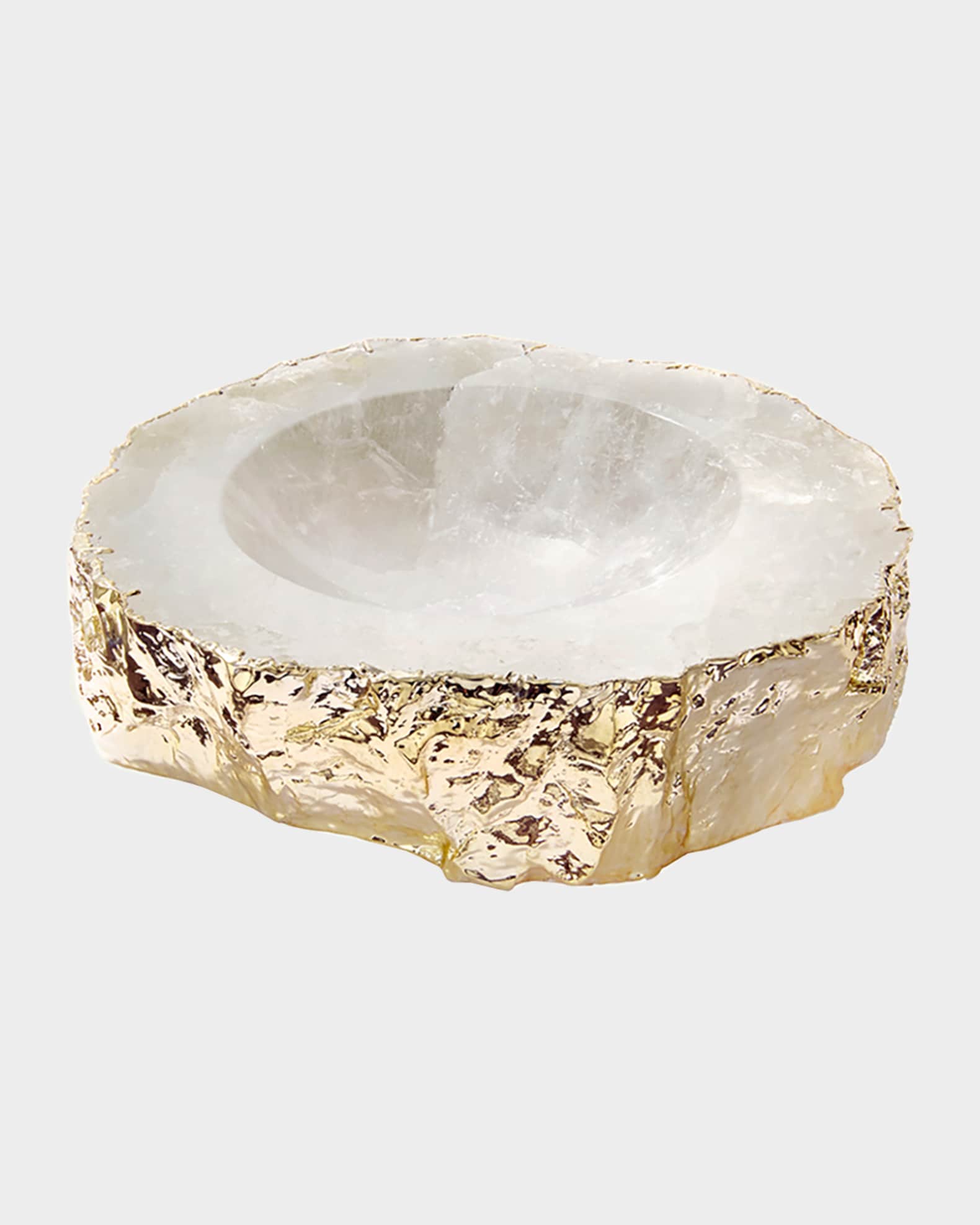 ANNA New York Casca Crystal Bowl, Gold