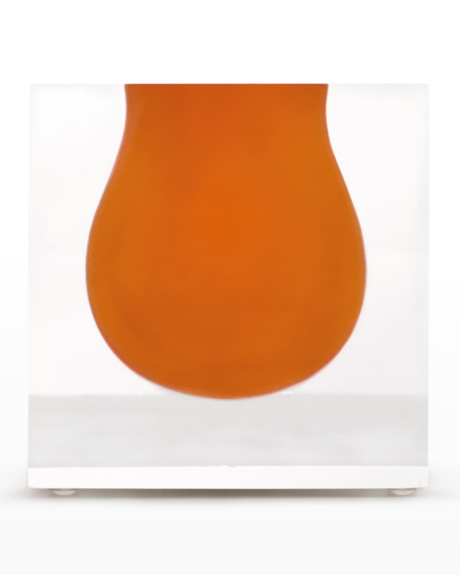 Jonathan Adler Bel Air Orange Mini Scoop Vase Horchow