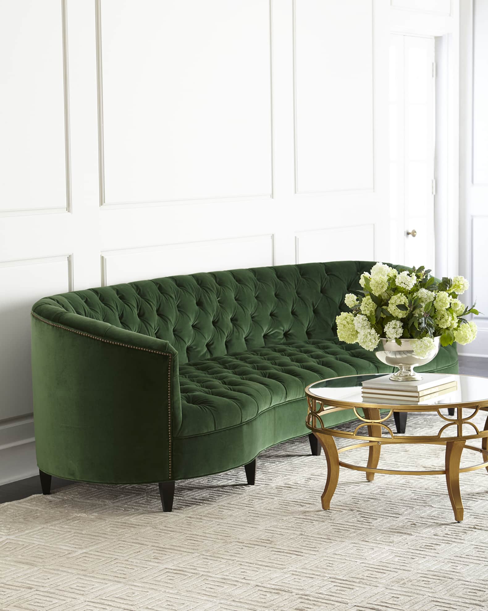 Old Hickory Tannery Eastman Tufted Sofa Horchow