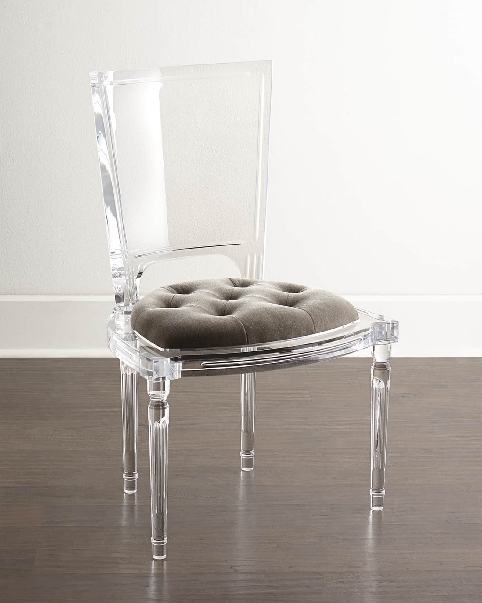 Lucite side chair hotsell