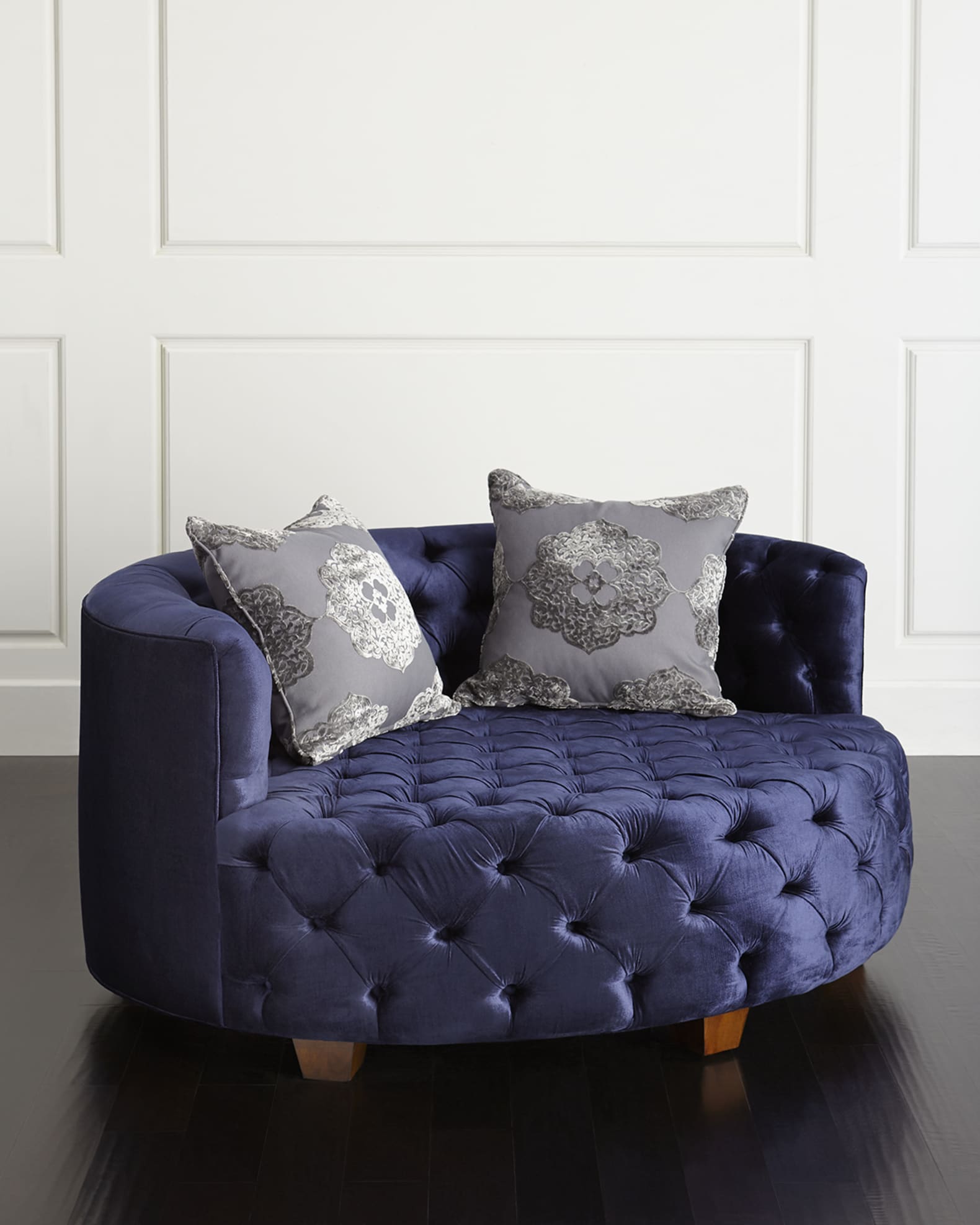Navy blue cuddle chair hotsell