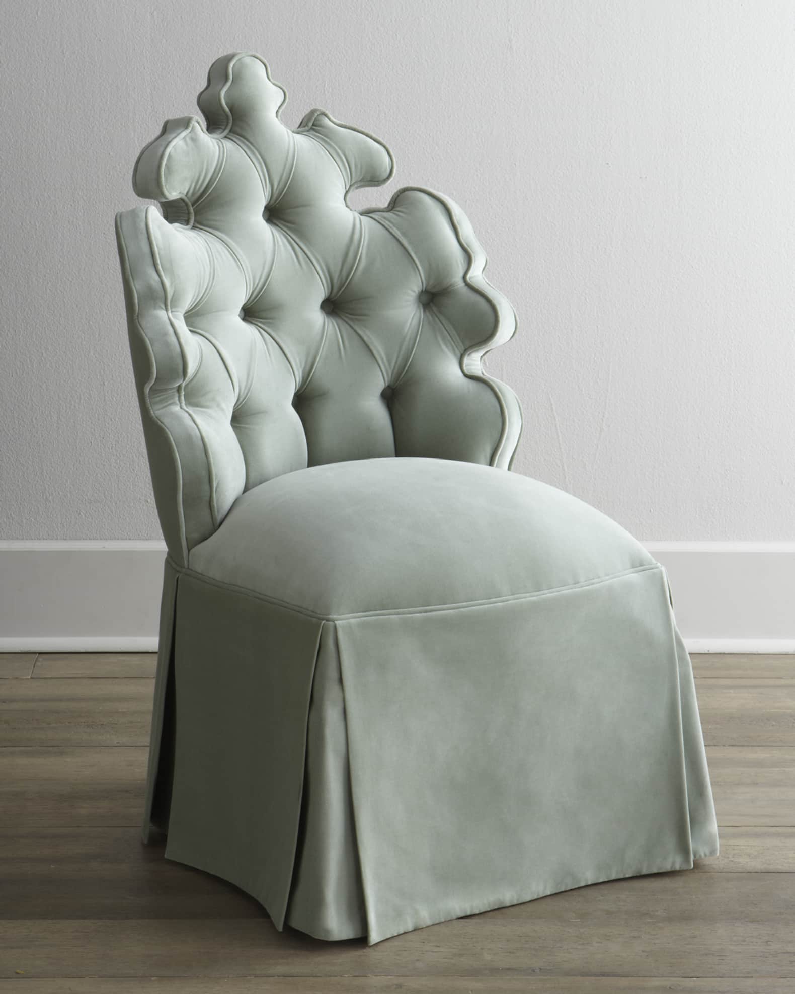 Vanity chair silver clearance