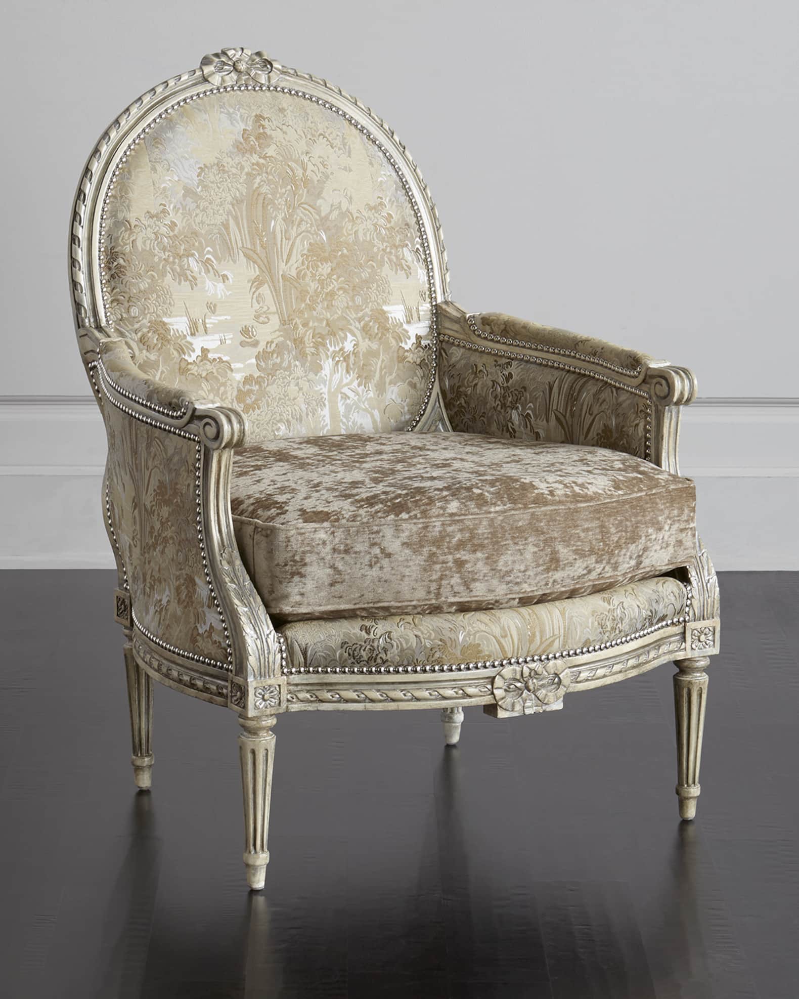 Armchair for garden top