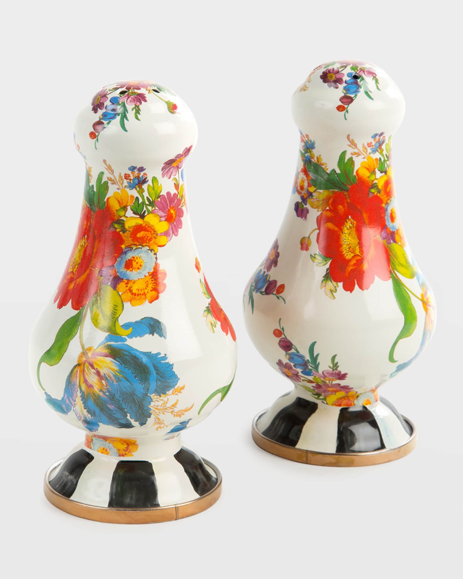 MacKenzieChilds Flower Market Large Salt & Pepper Set Horchow