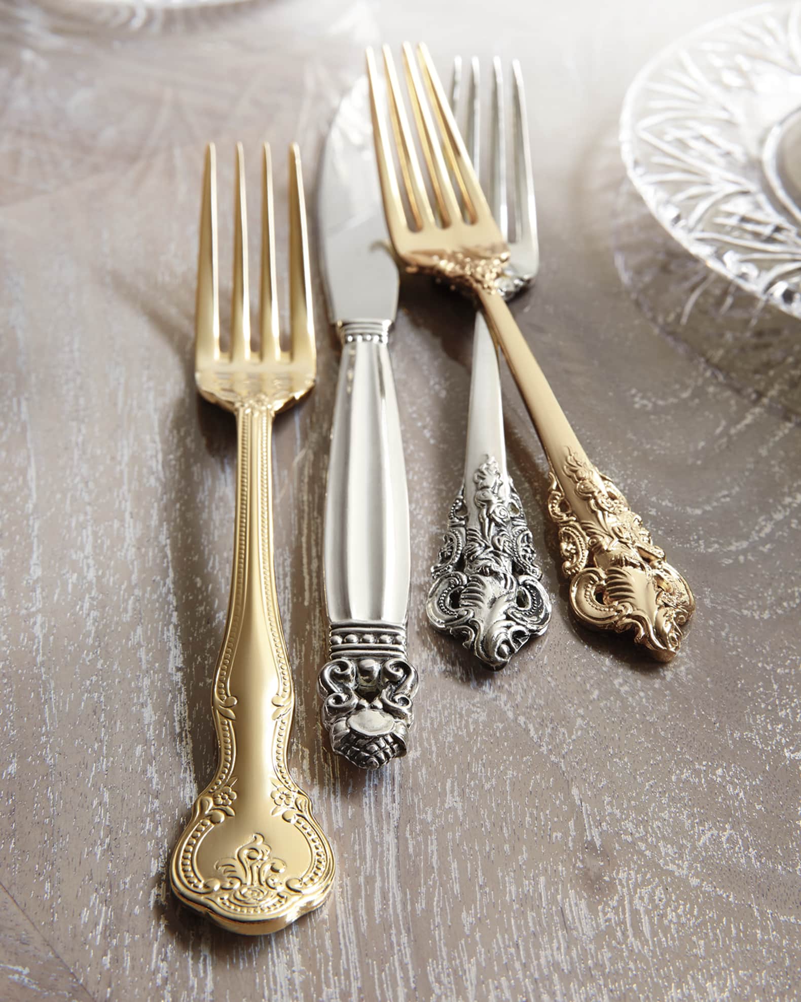 Silver plated silverware set new arrivals