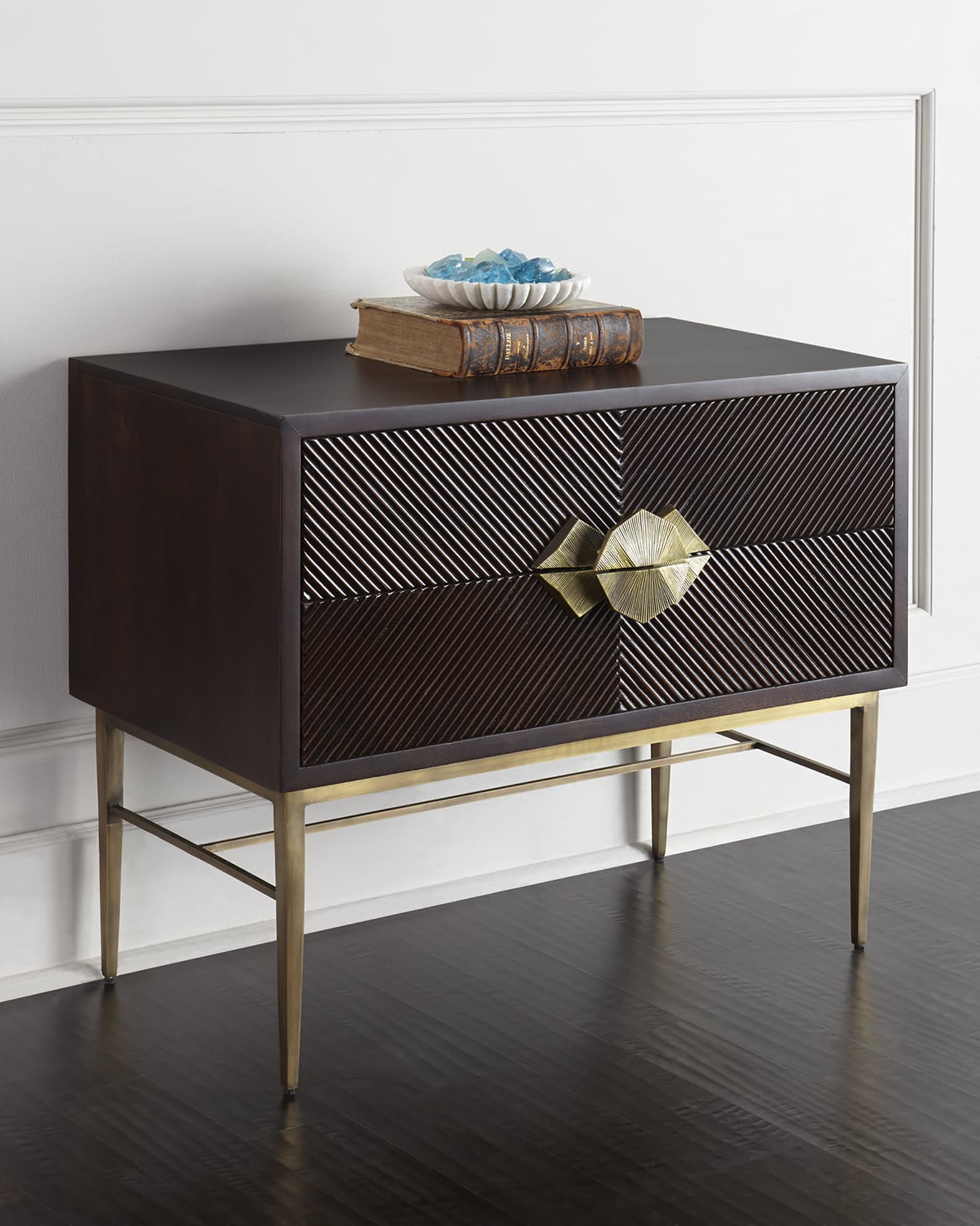 Global Views Byron Two-Drawer Chest