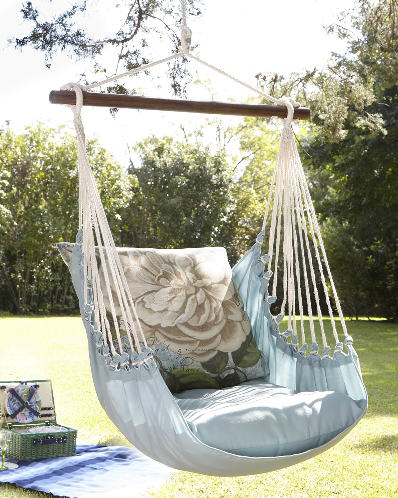 Magnolia Casual Floral Chair Swing