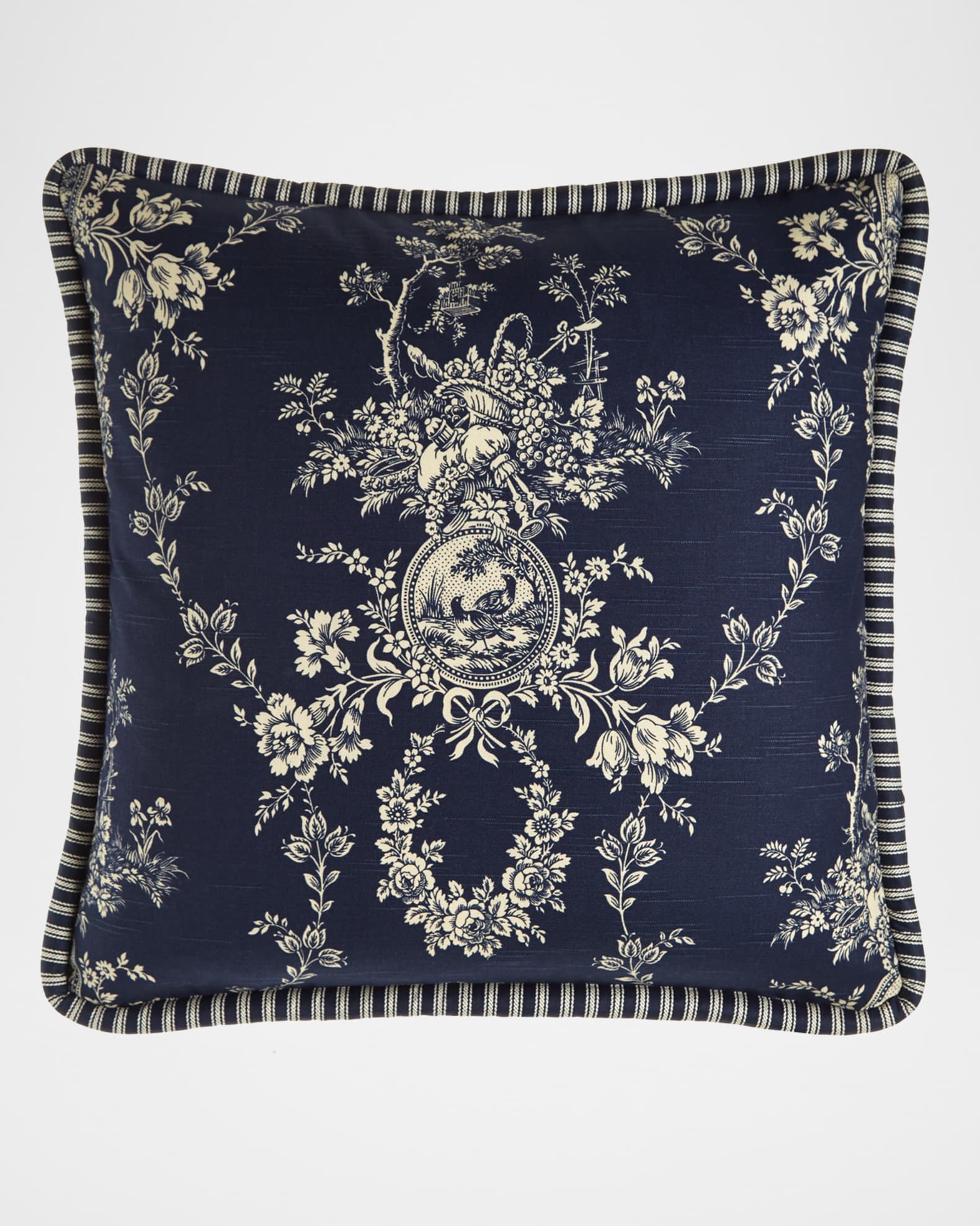 Toile euro sale pillow sham