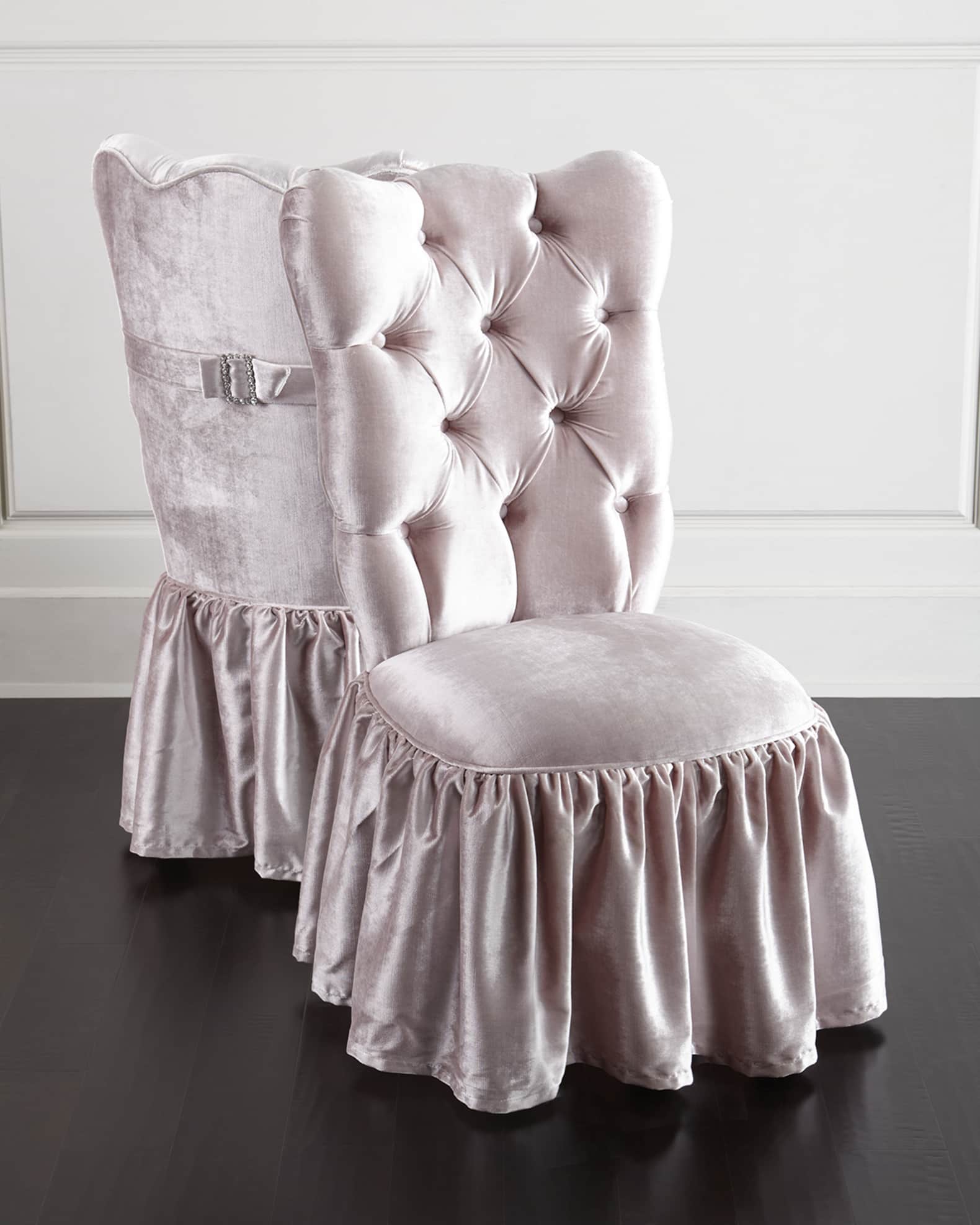 Skirted vanity chair hot sale