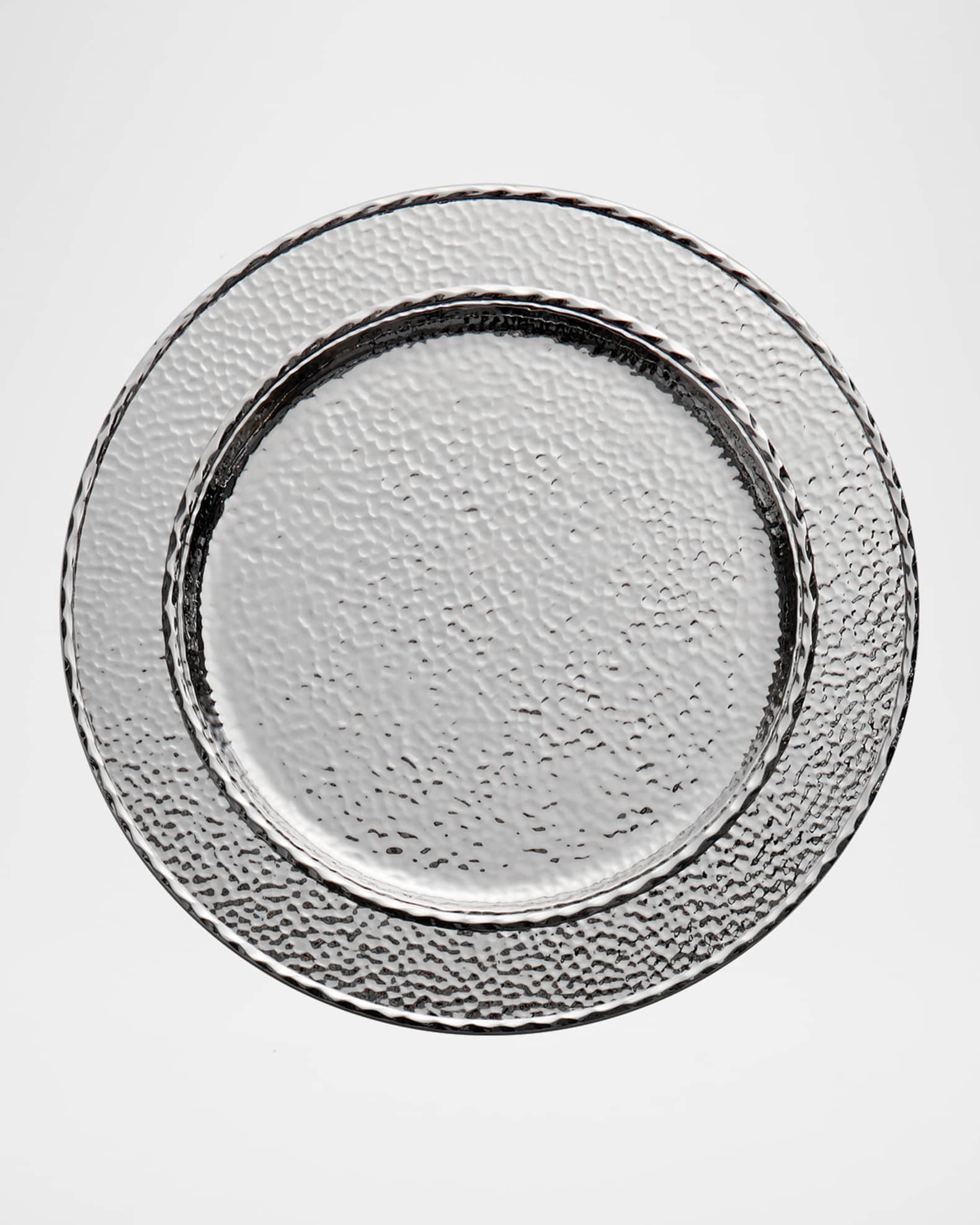 Michael Aram Hammertone Nickel-Plate Charger